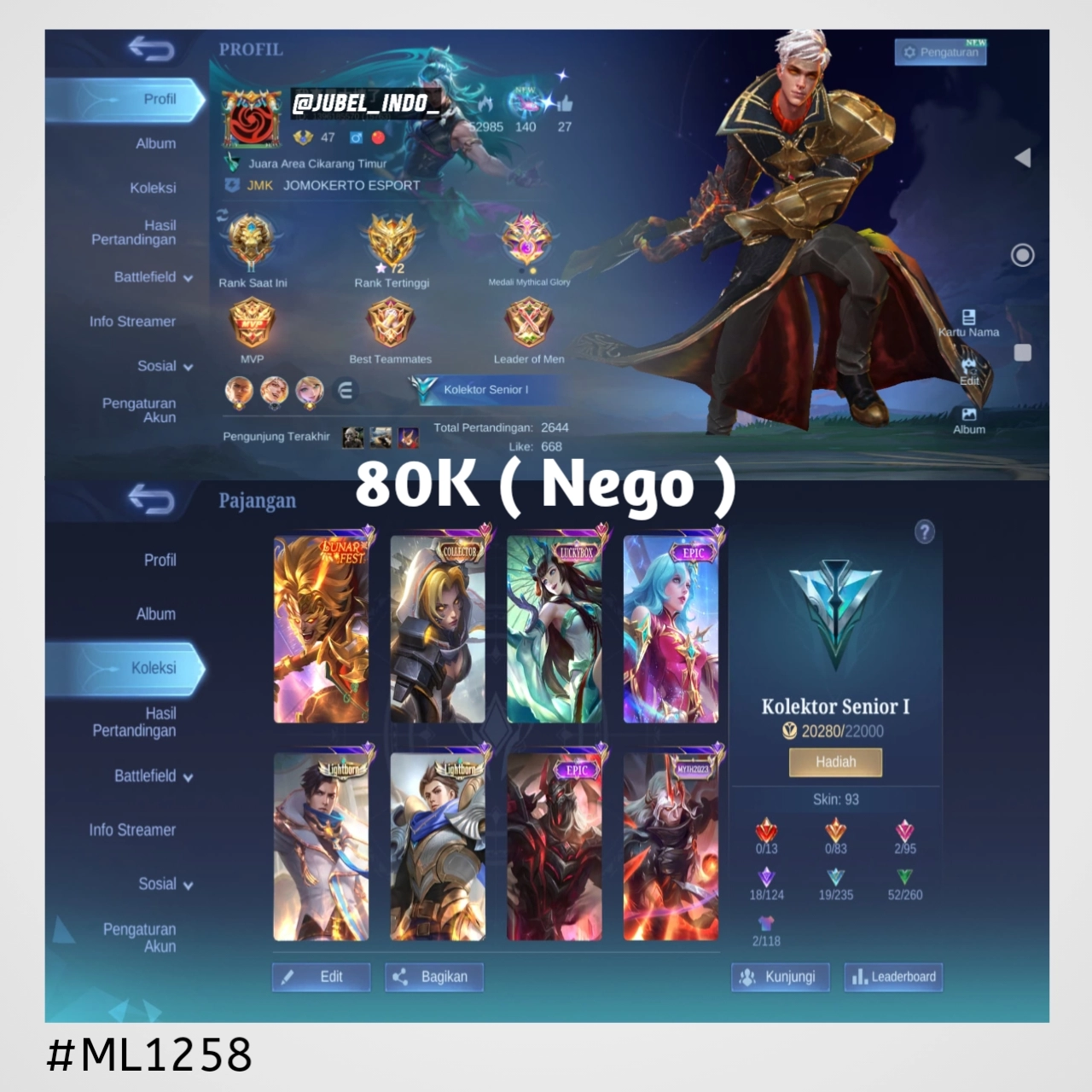 STOK ML #ML1258