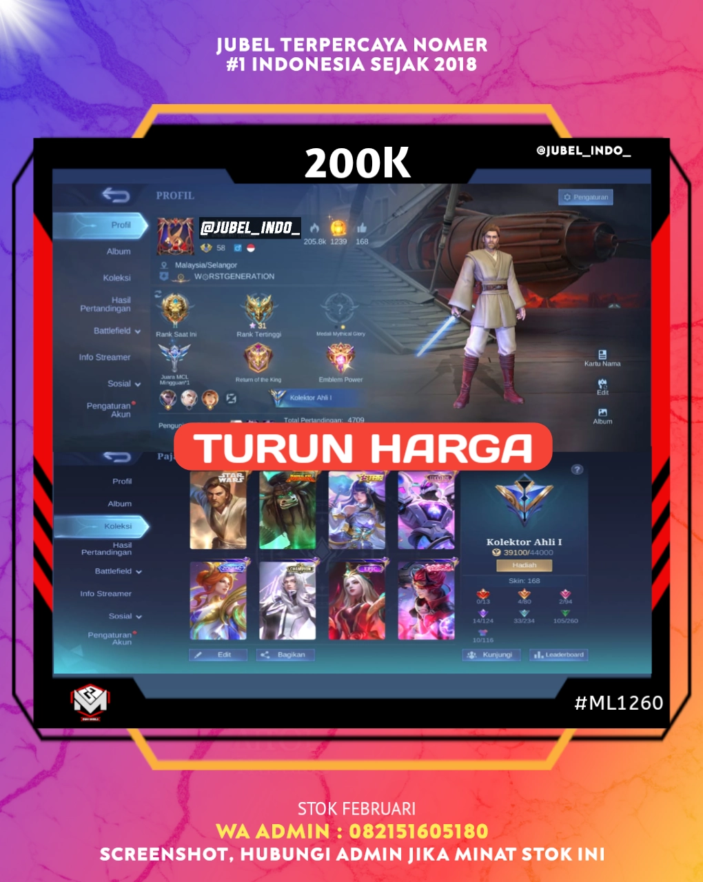 STOK ML #ML1260
