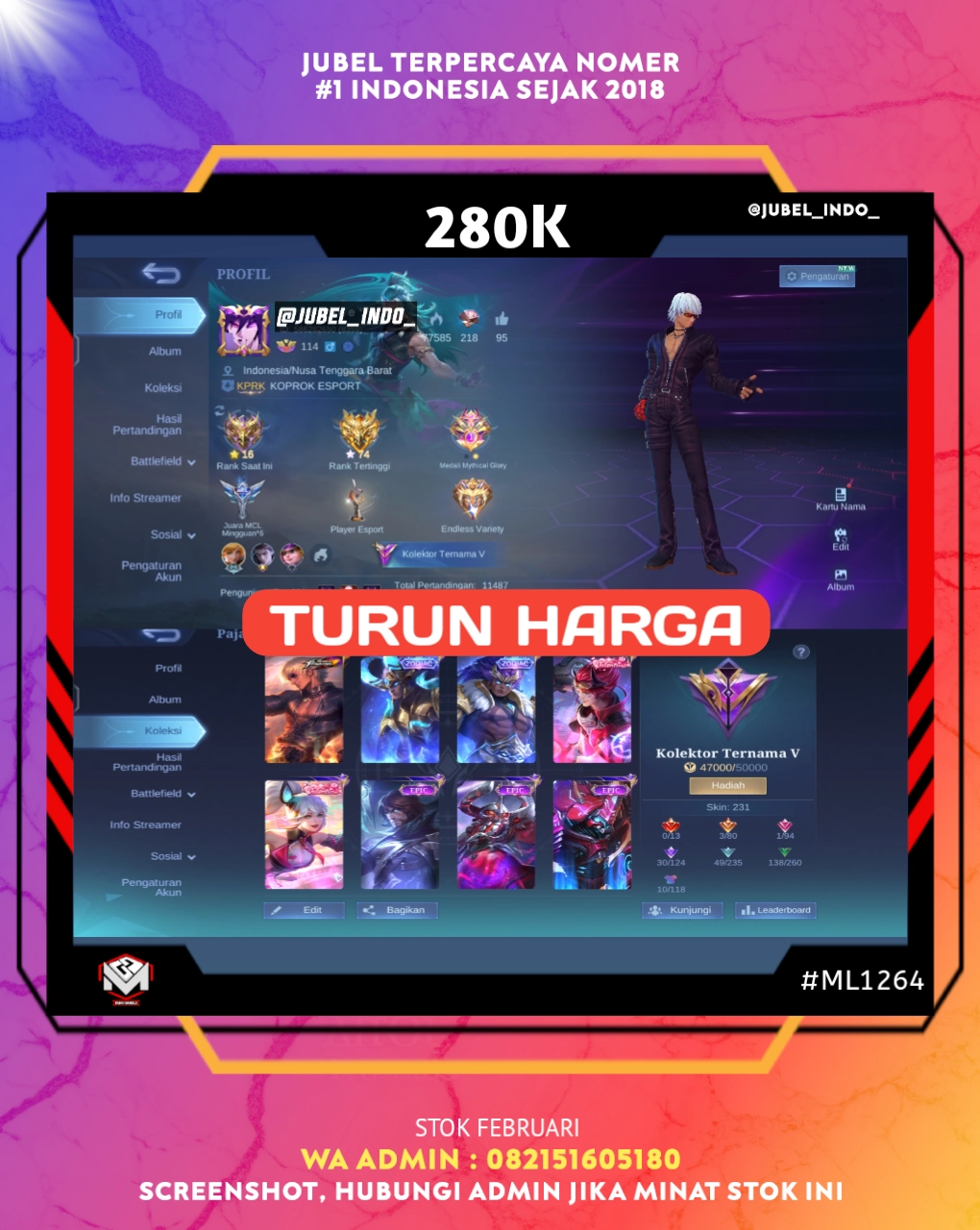 STOK ML #ML1264