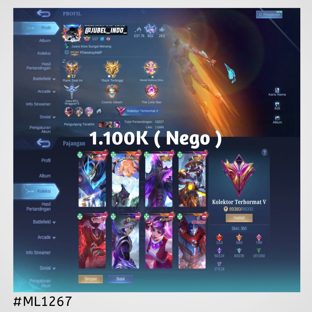 STOK ML #ML1267