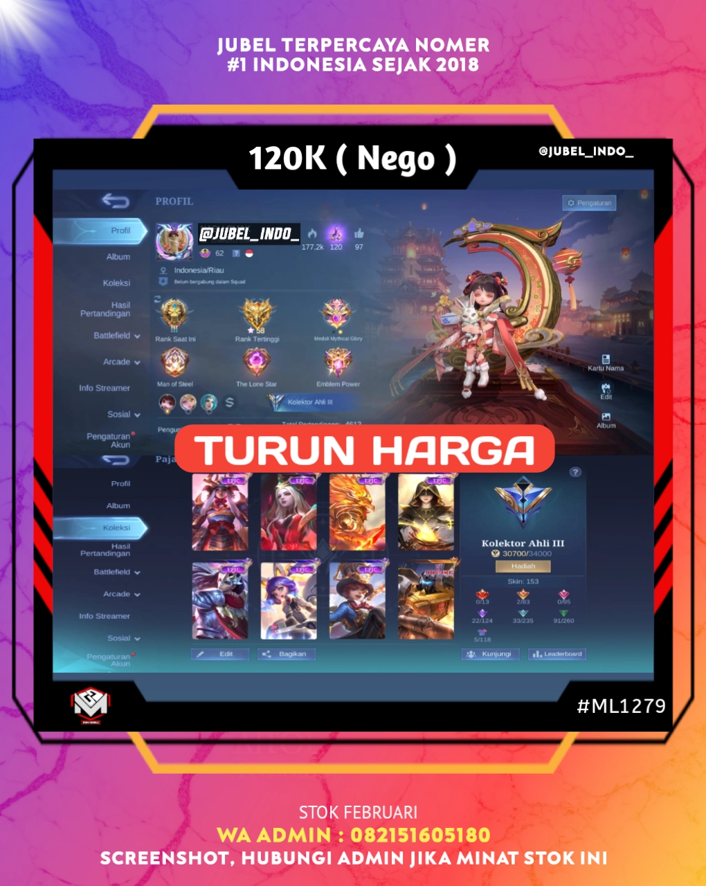 STOK ML #ML1279
