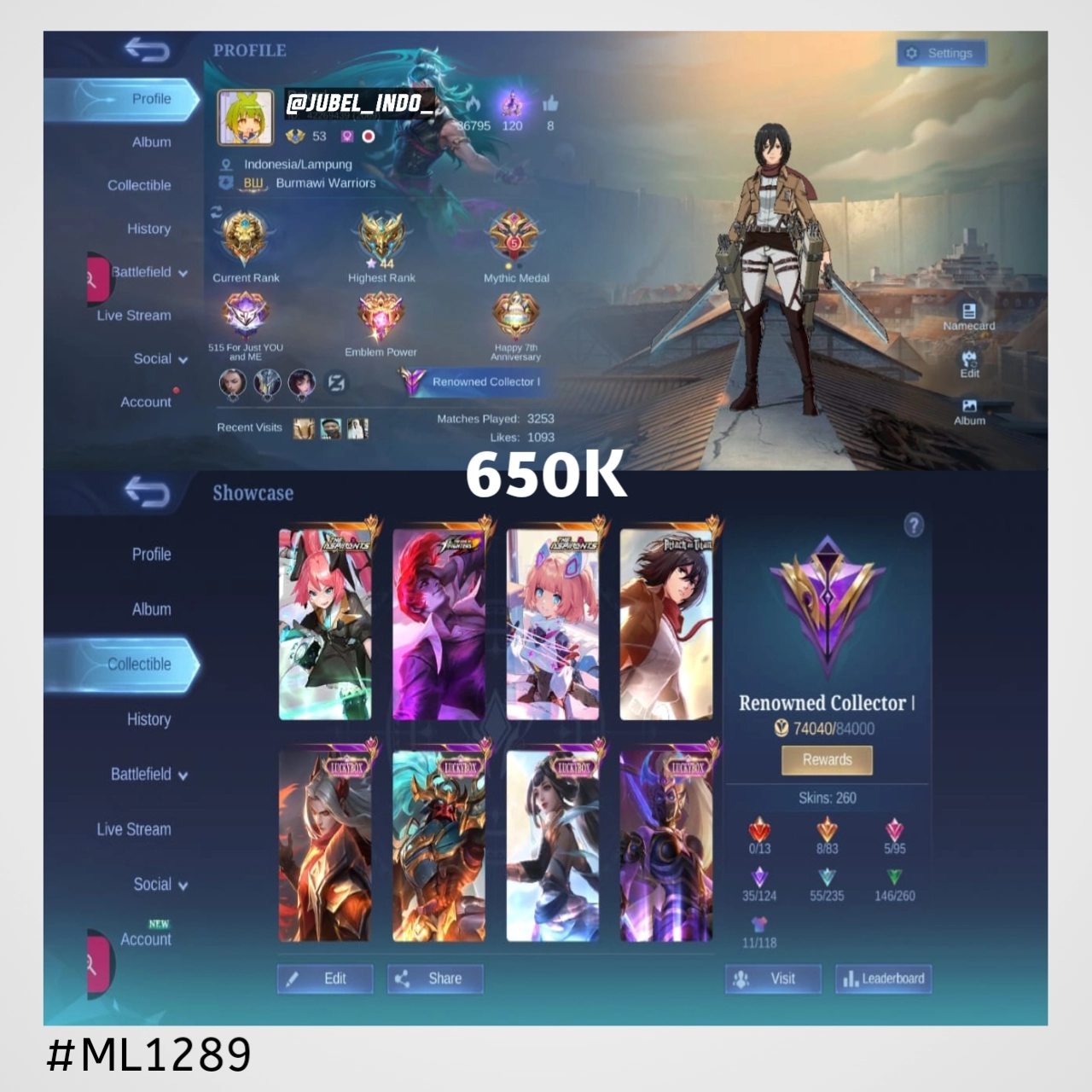 STOK ML #ML1289
