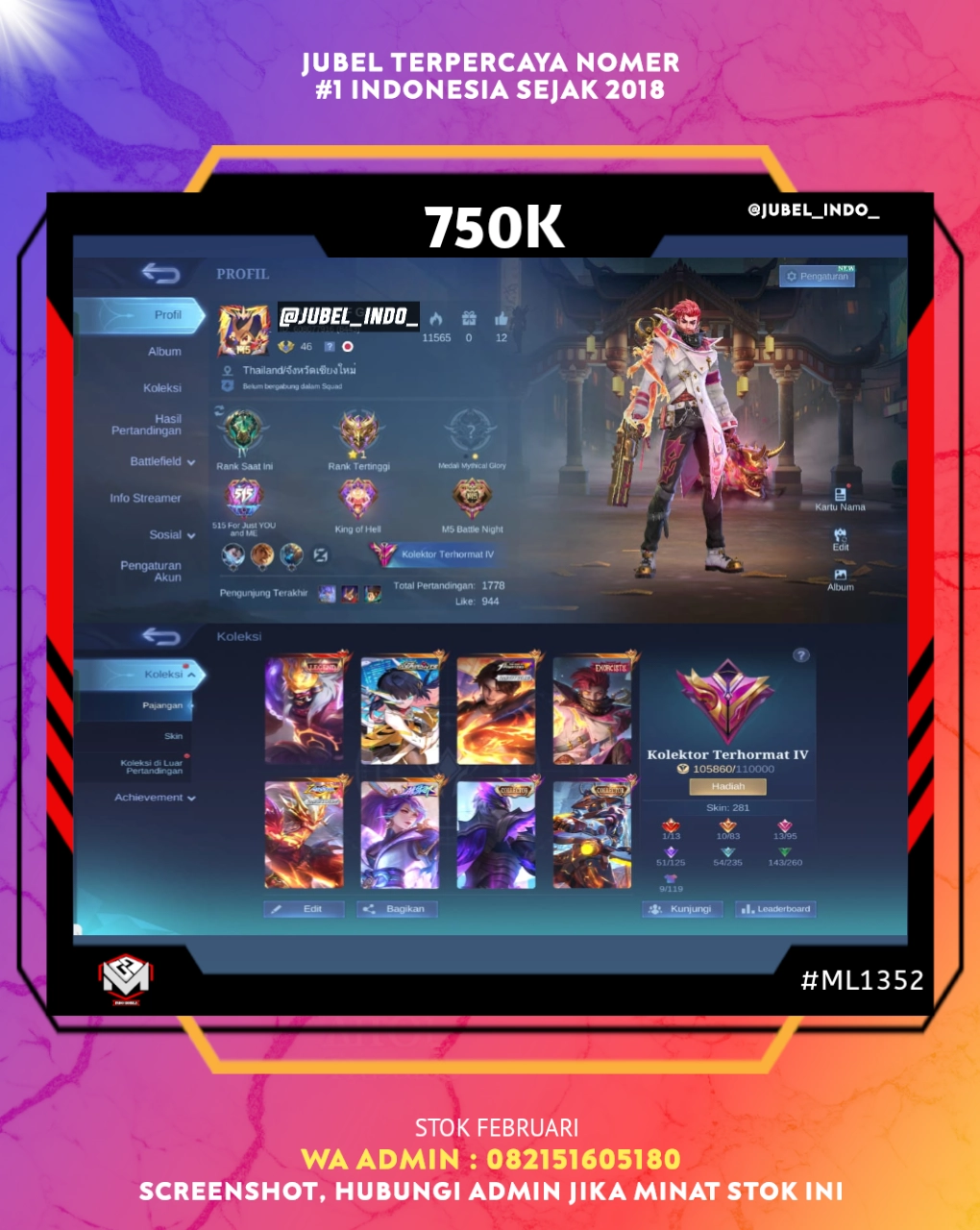 STOK ML #ML1352