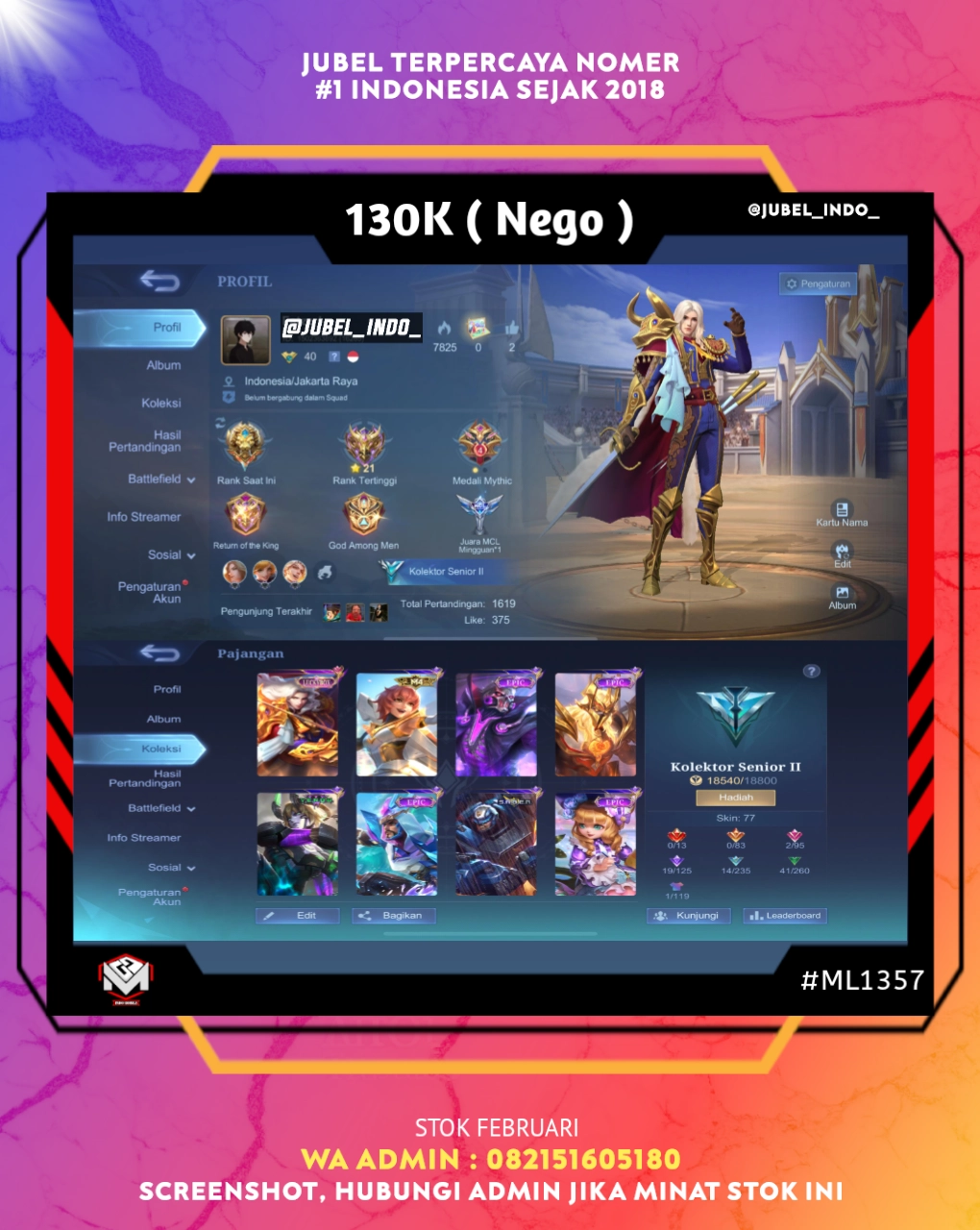 STOK ML #ML1357