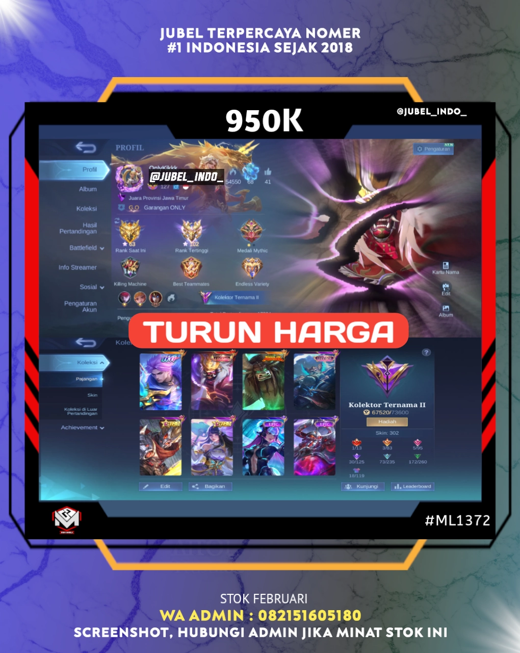 STOK ML #ML1372