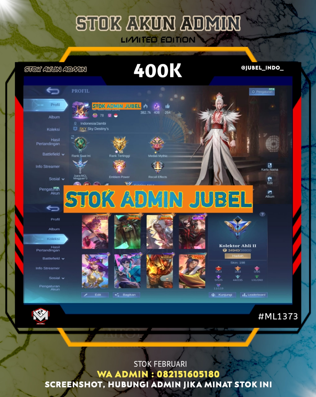 STOK ML #ML1373