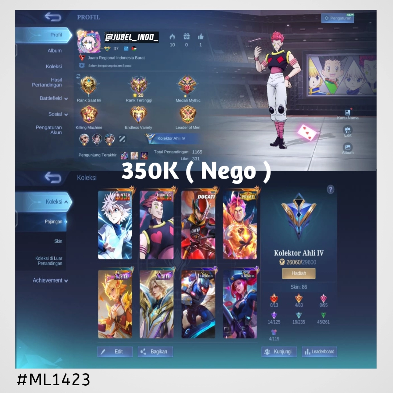 STOK ML #ML1423
