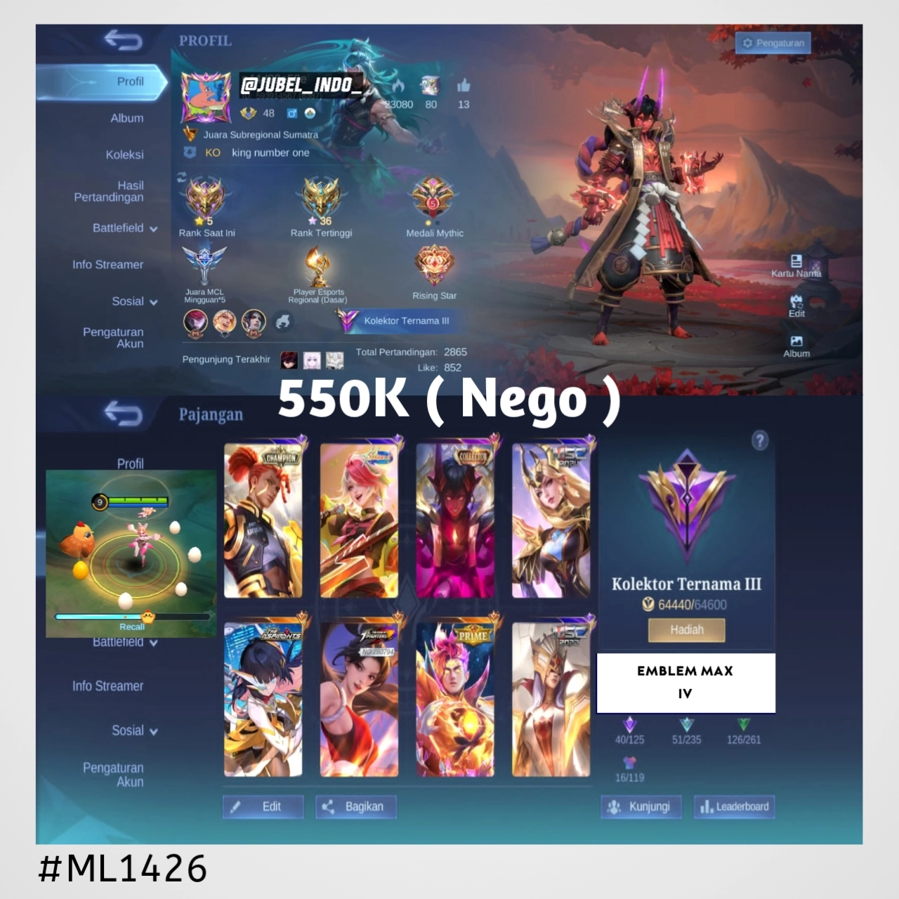 STOK ML #ML1426