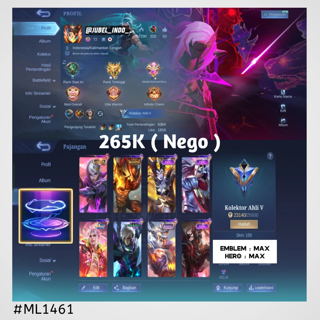 STOK ML #ML1461