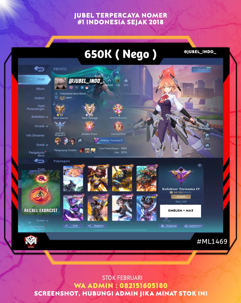 STOK ML #ML1469