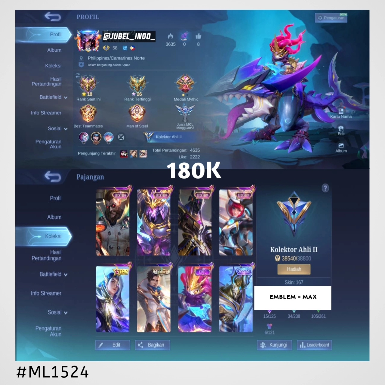 STOK ML #ML1524