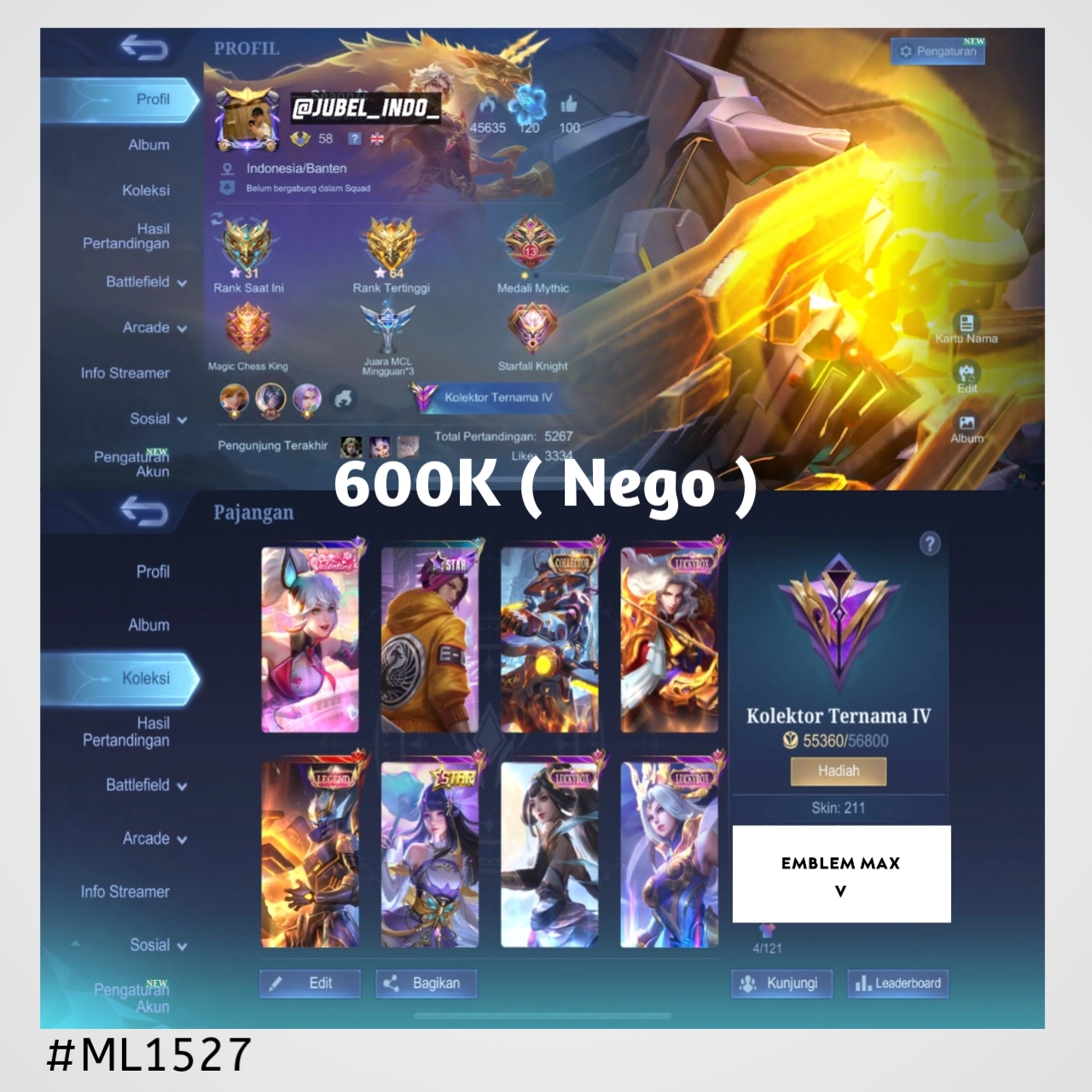 STOK ML #ML1527