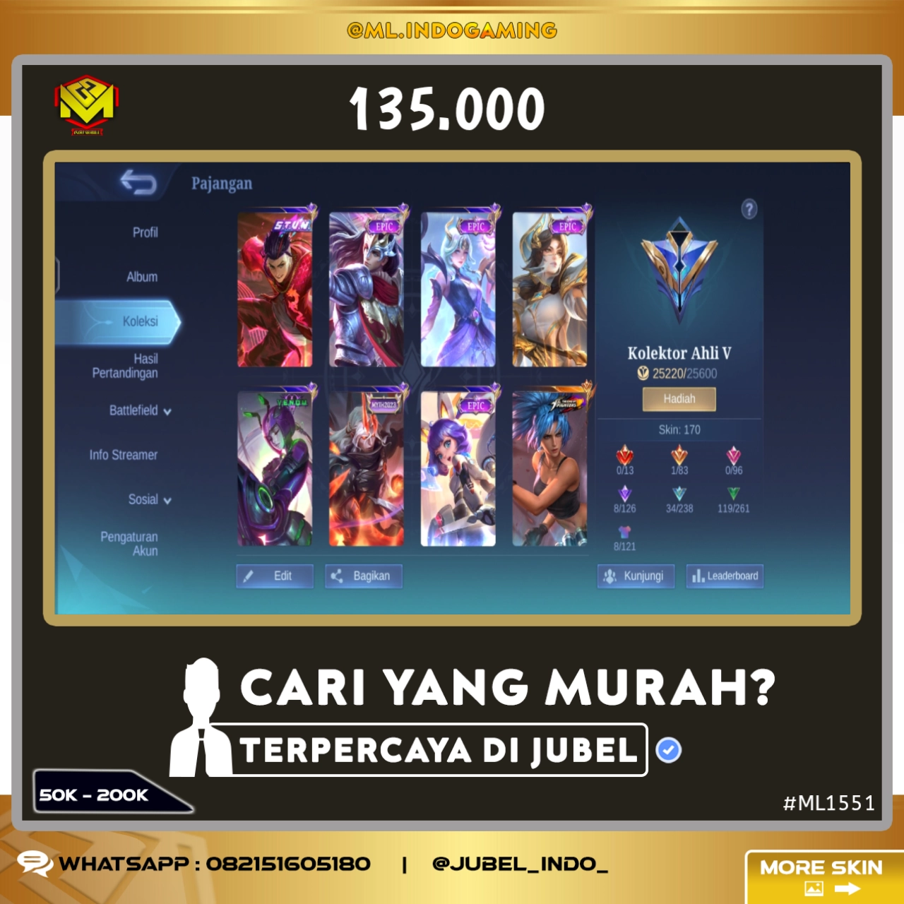 STOK ML #ML1551