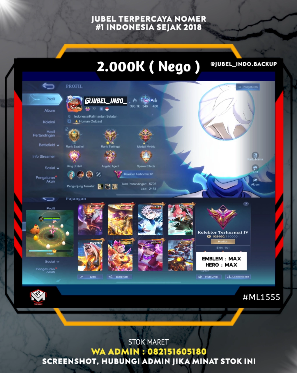 STOK ML #ML1555