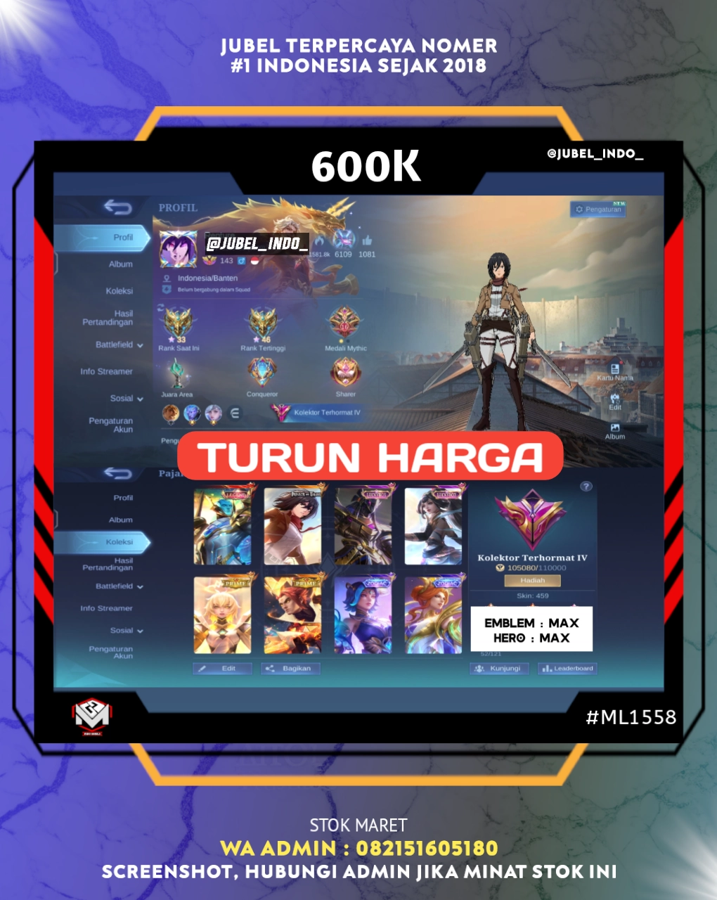 STOK ML #ML1558