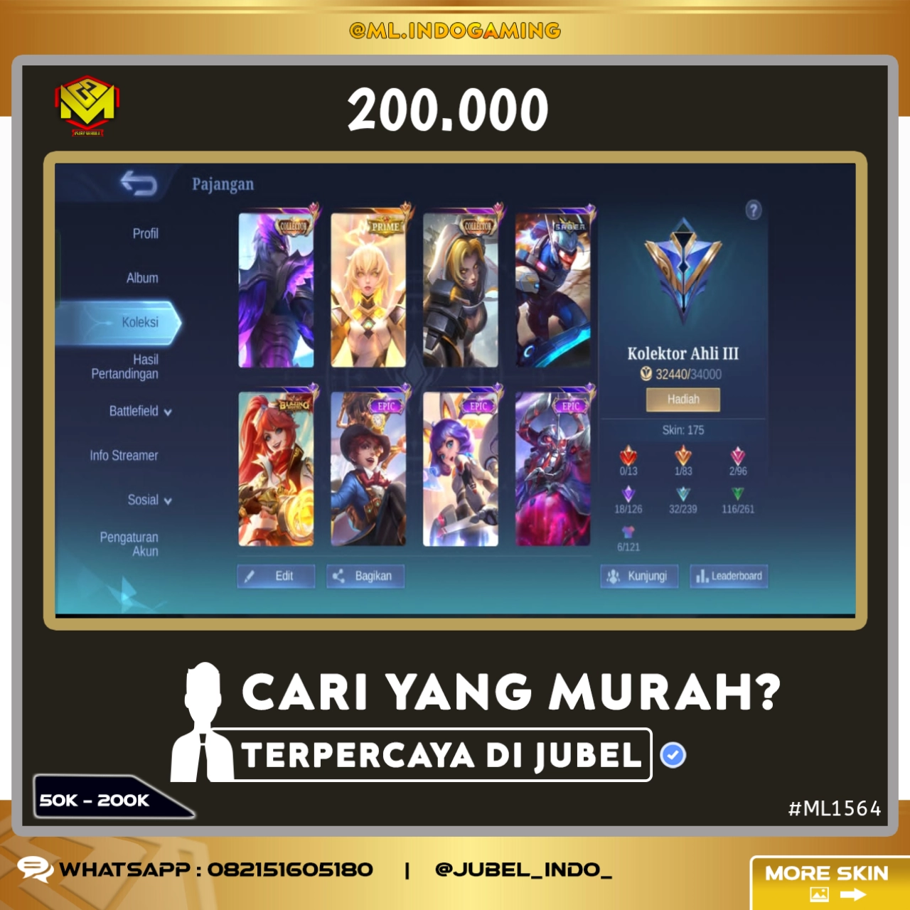 STOK ML #ML1564