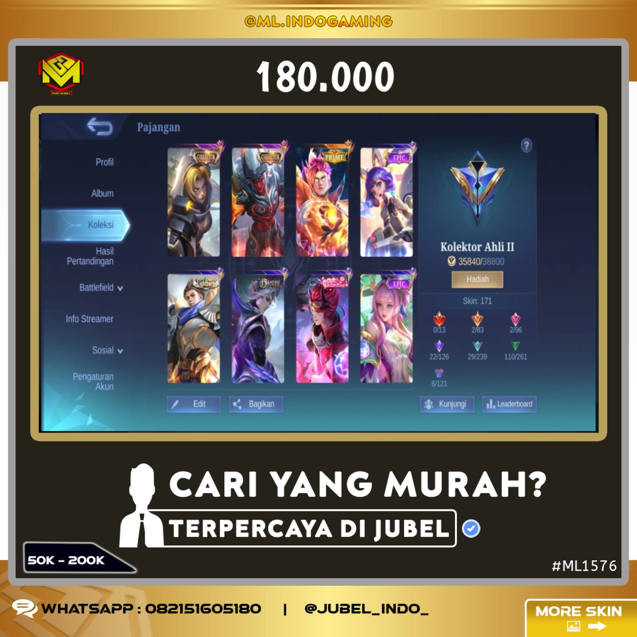 STOK ML #ML1576