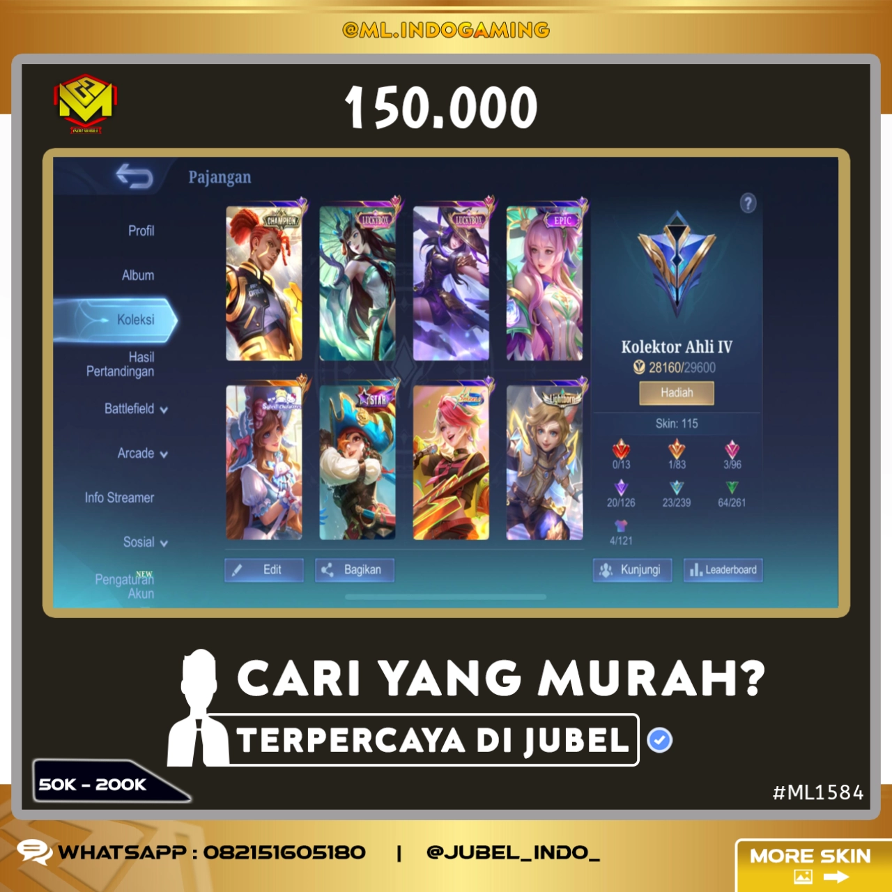 STOK ML #ML1584