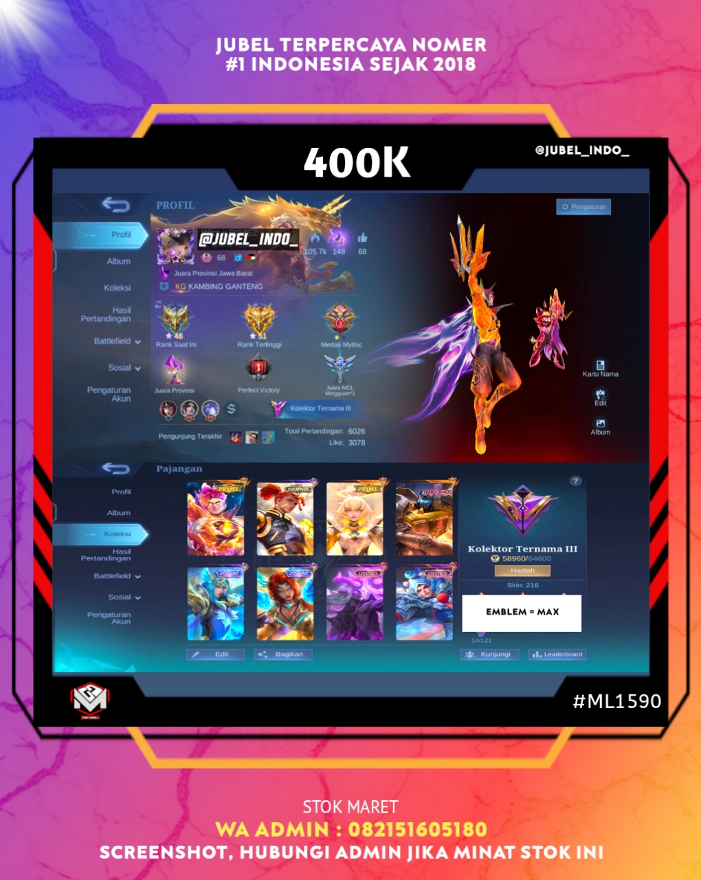 STOK ML #ML1590