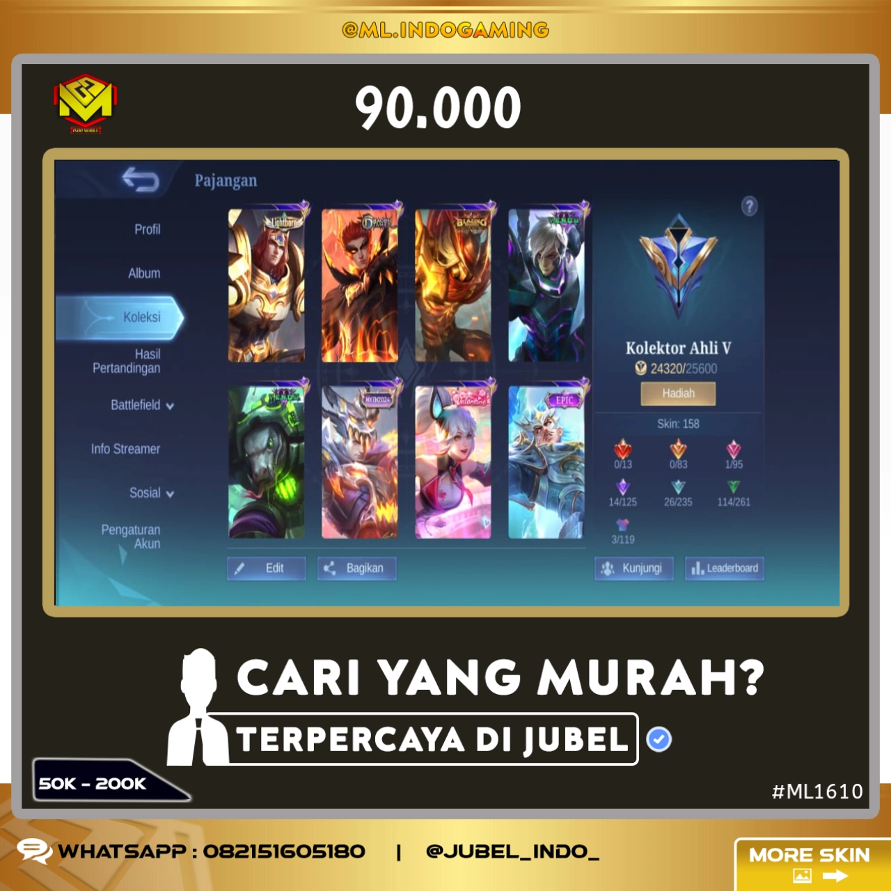 STOK ML #ML1610