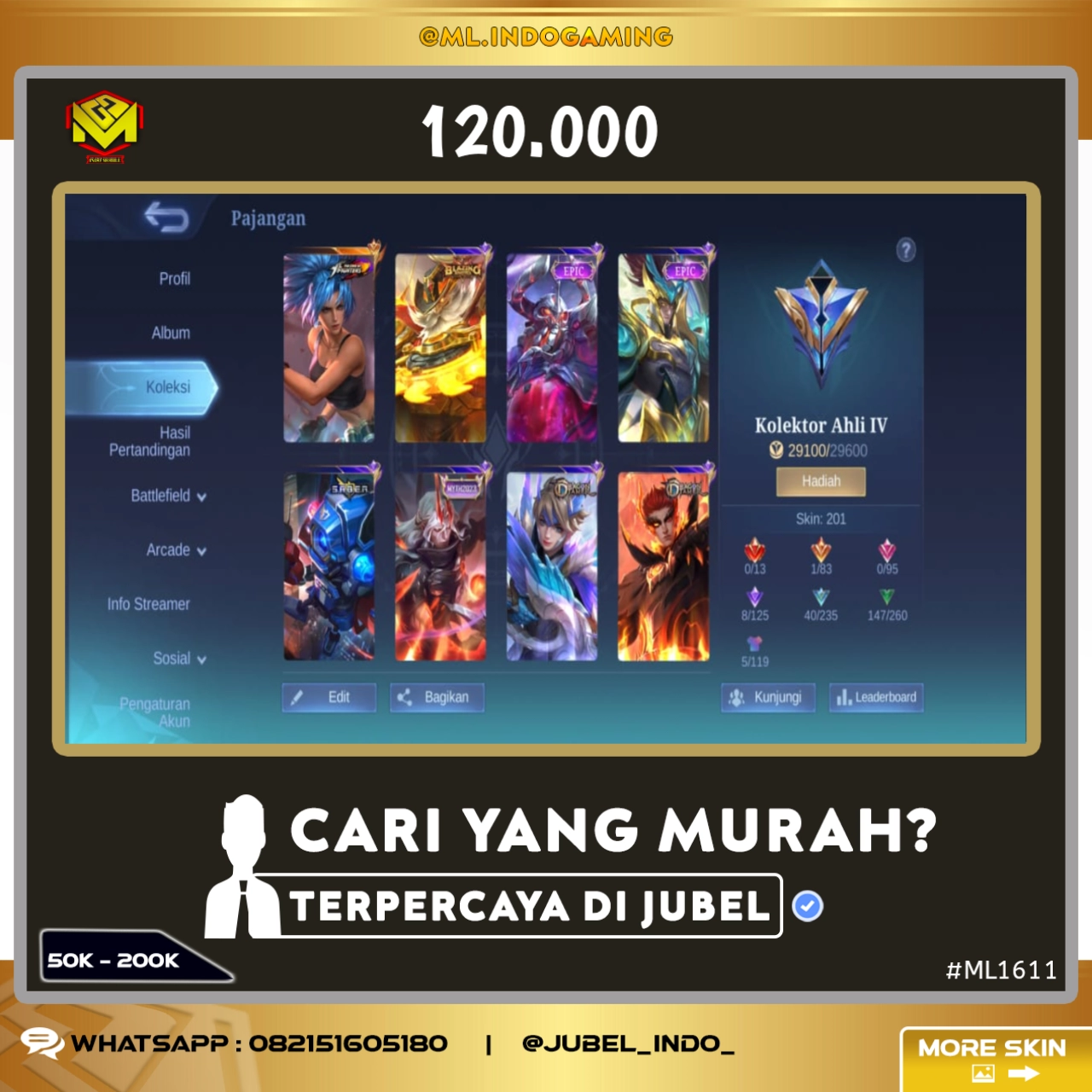 STOK ML #ML1611