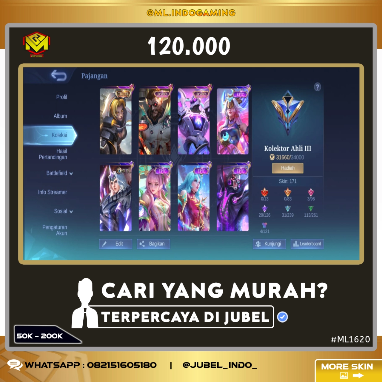 STOK ML #ML1620