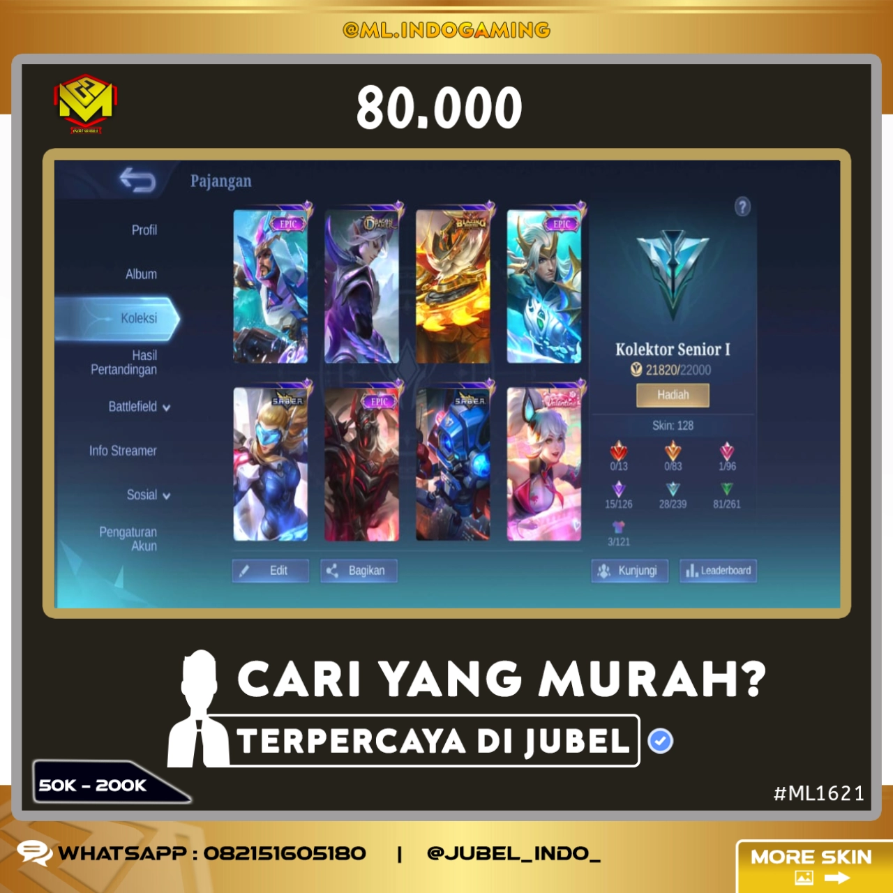 STOK ML #ML1621