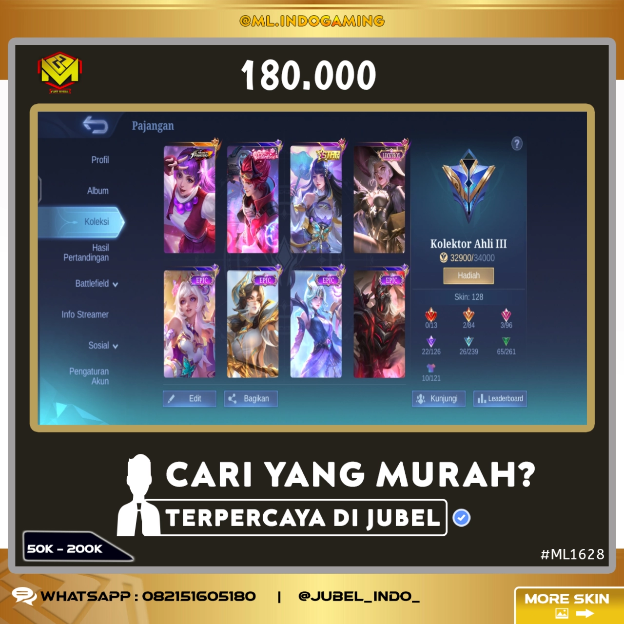 STOK ML #ML1628