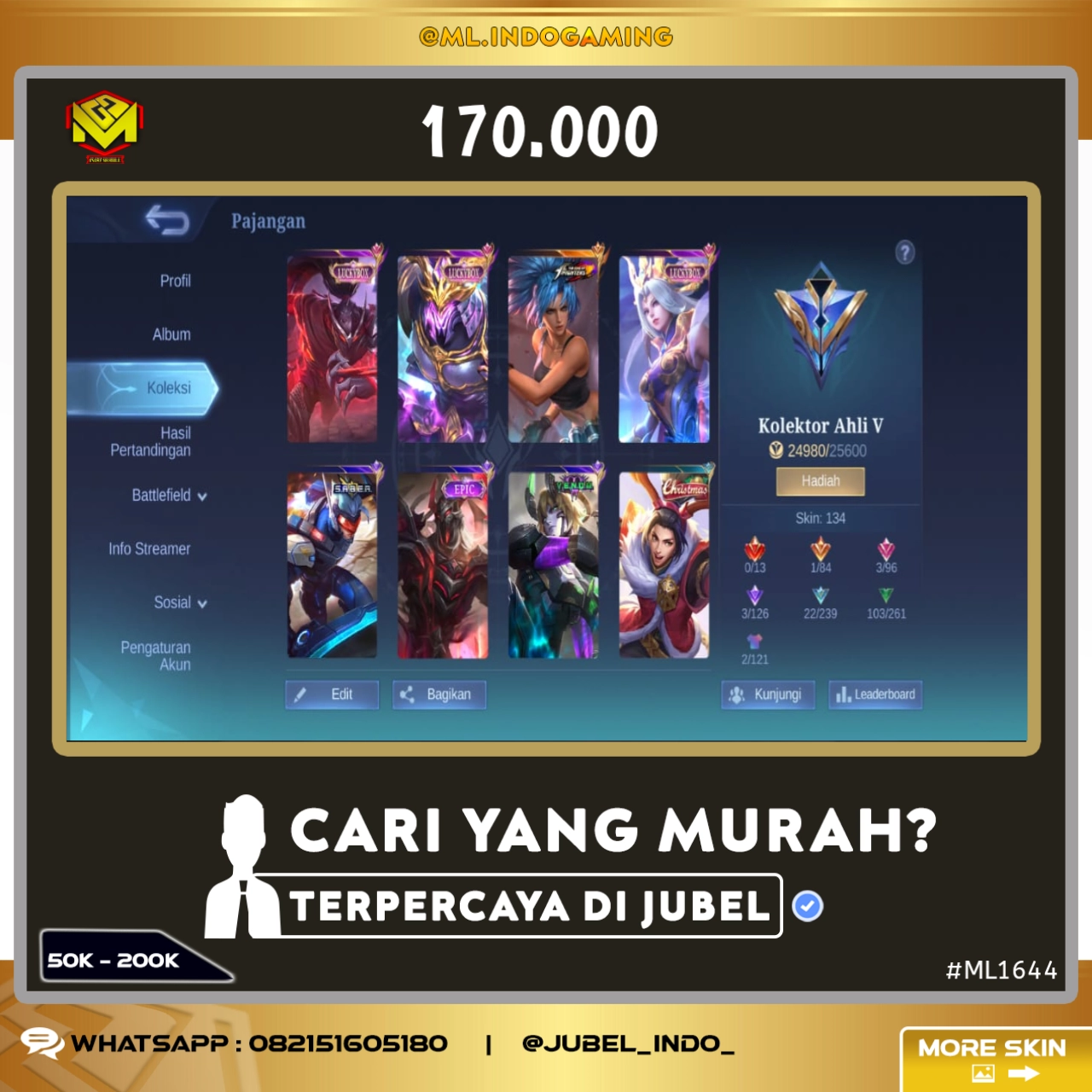 STOK ML #ML1644