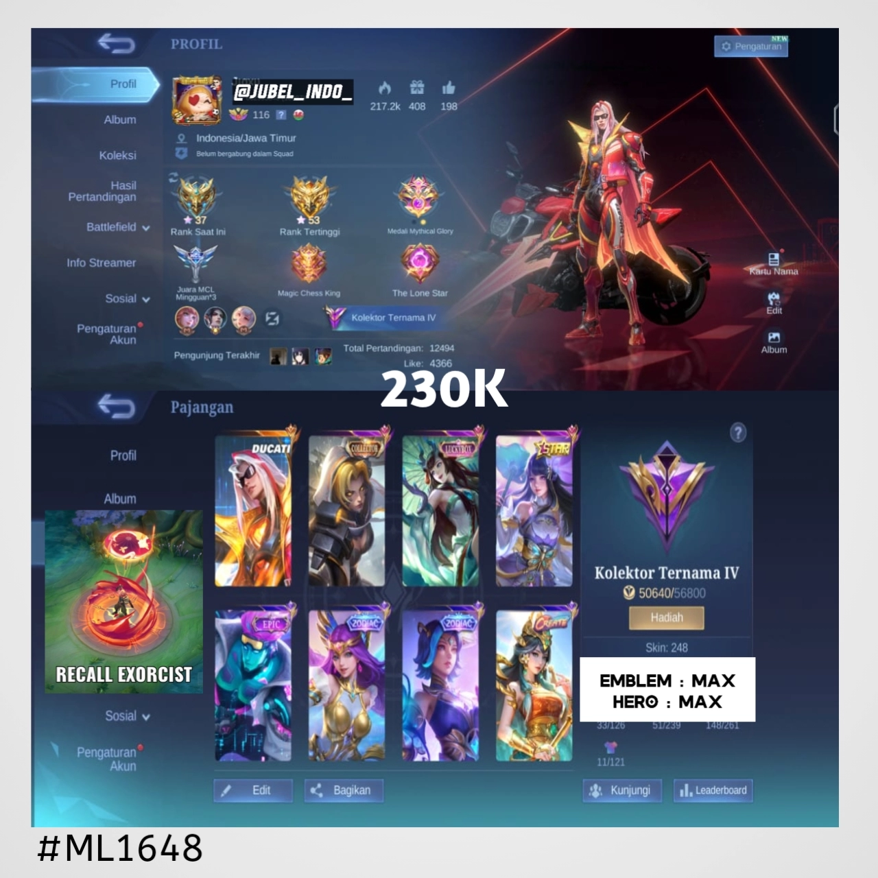 STOK ML #ML1648