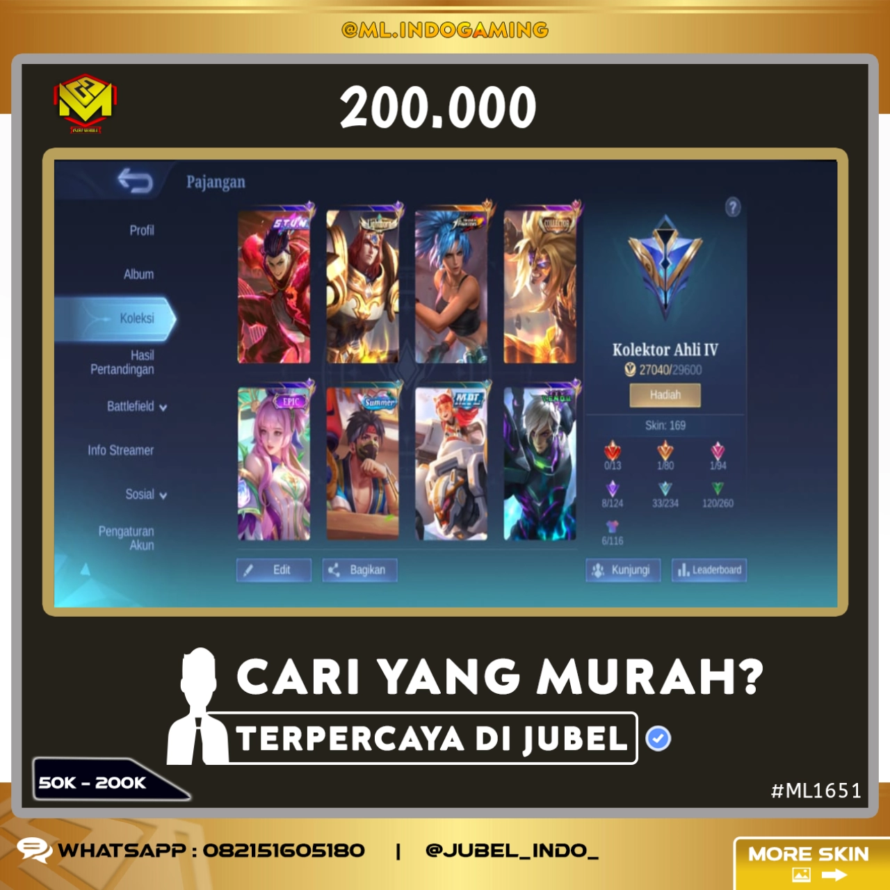 STOK ML #ML1651