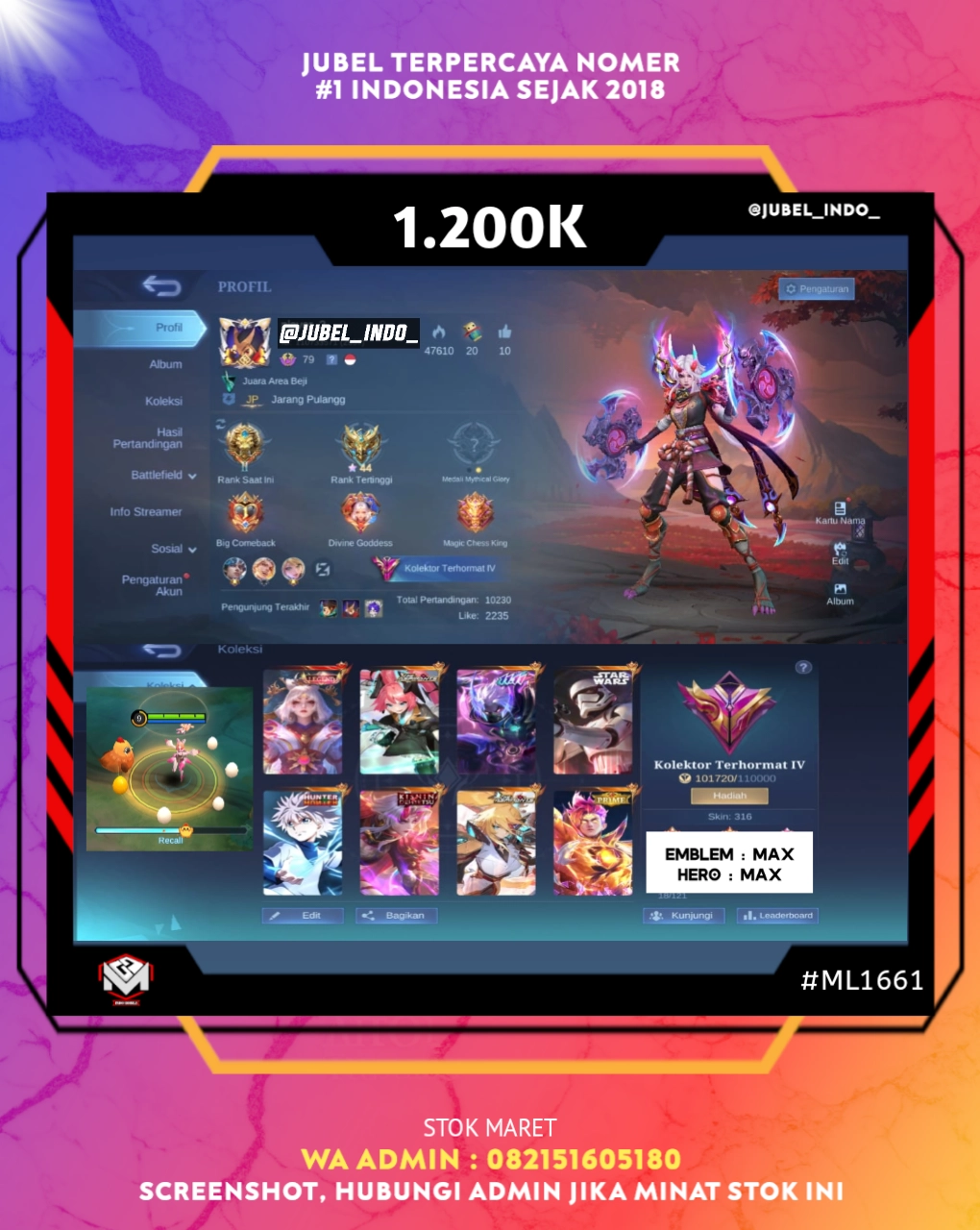 STOK ML #ML1661