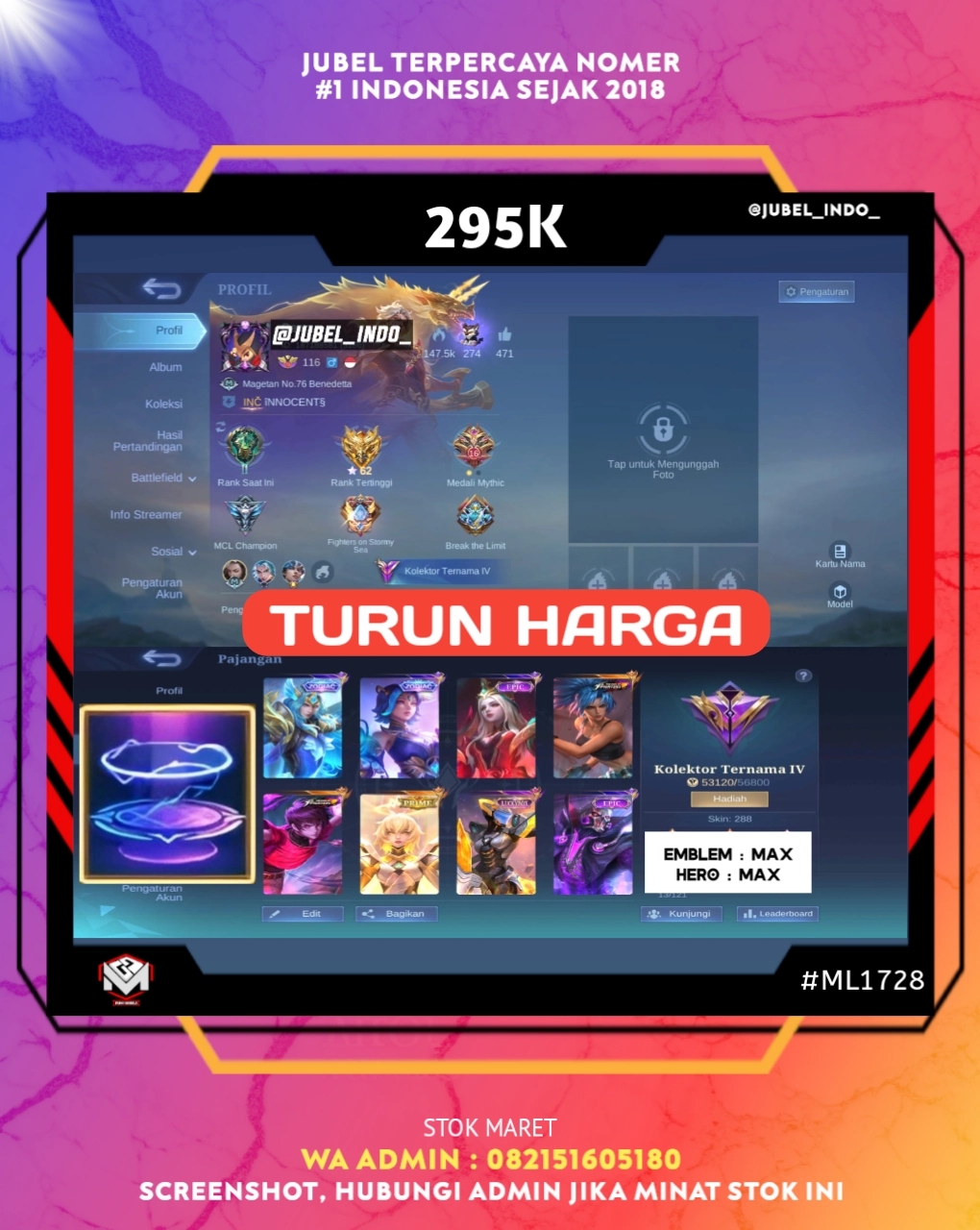 STOK ML #ML1728