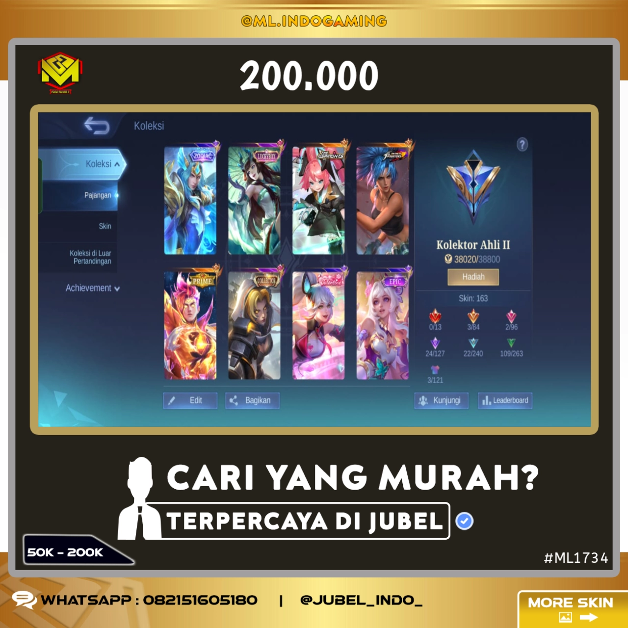 STOK ML #ML1734
