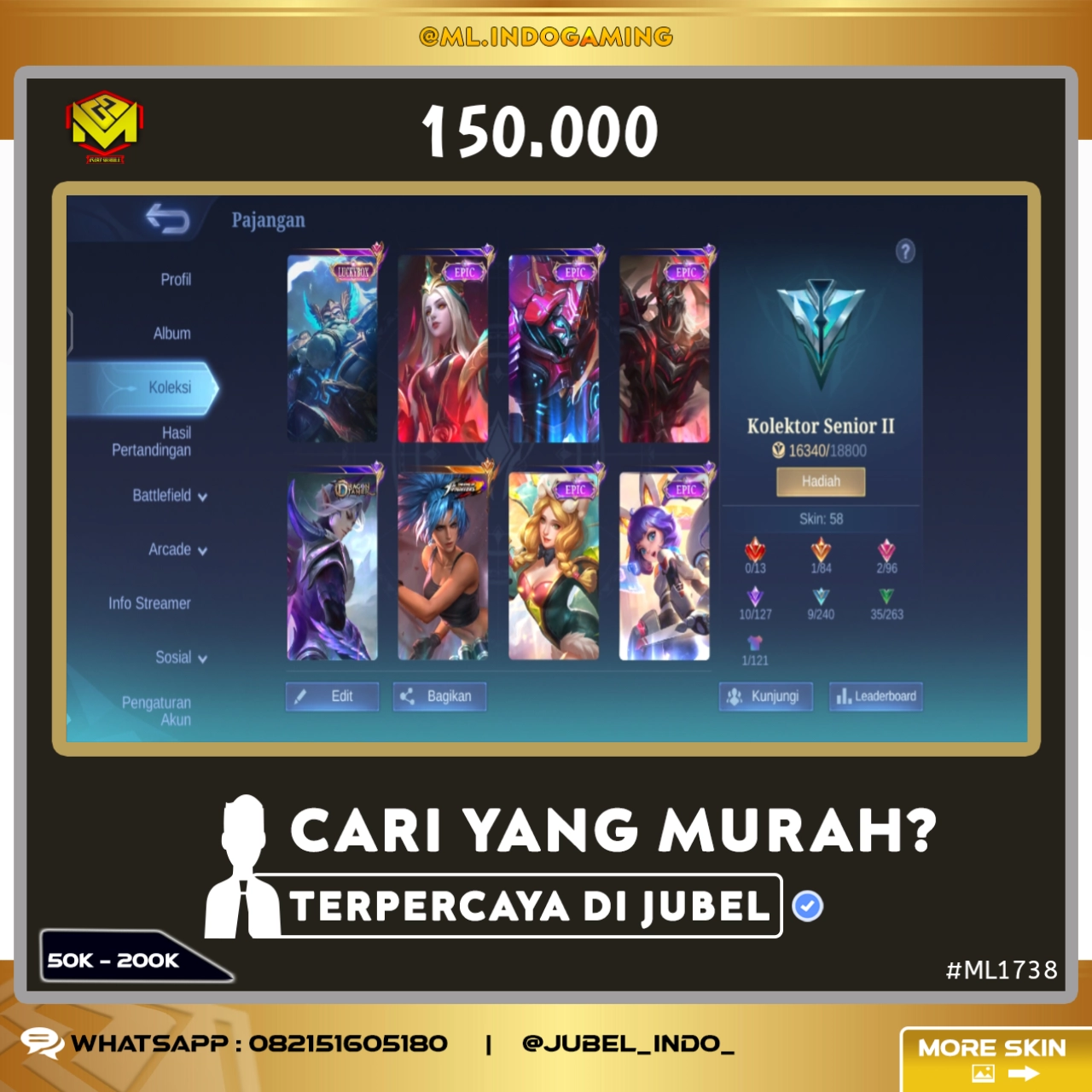 STOK ML #ML1738