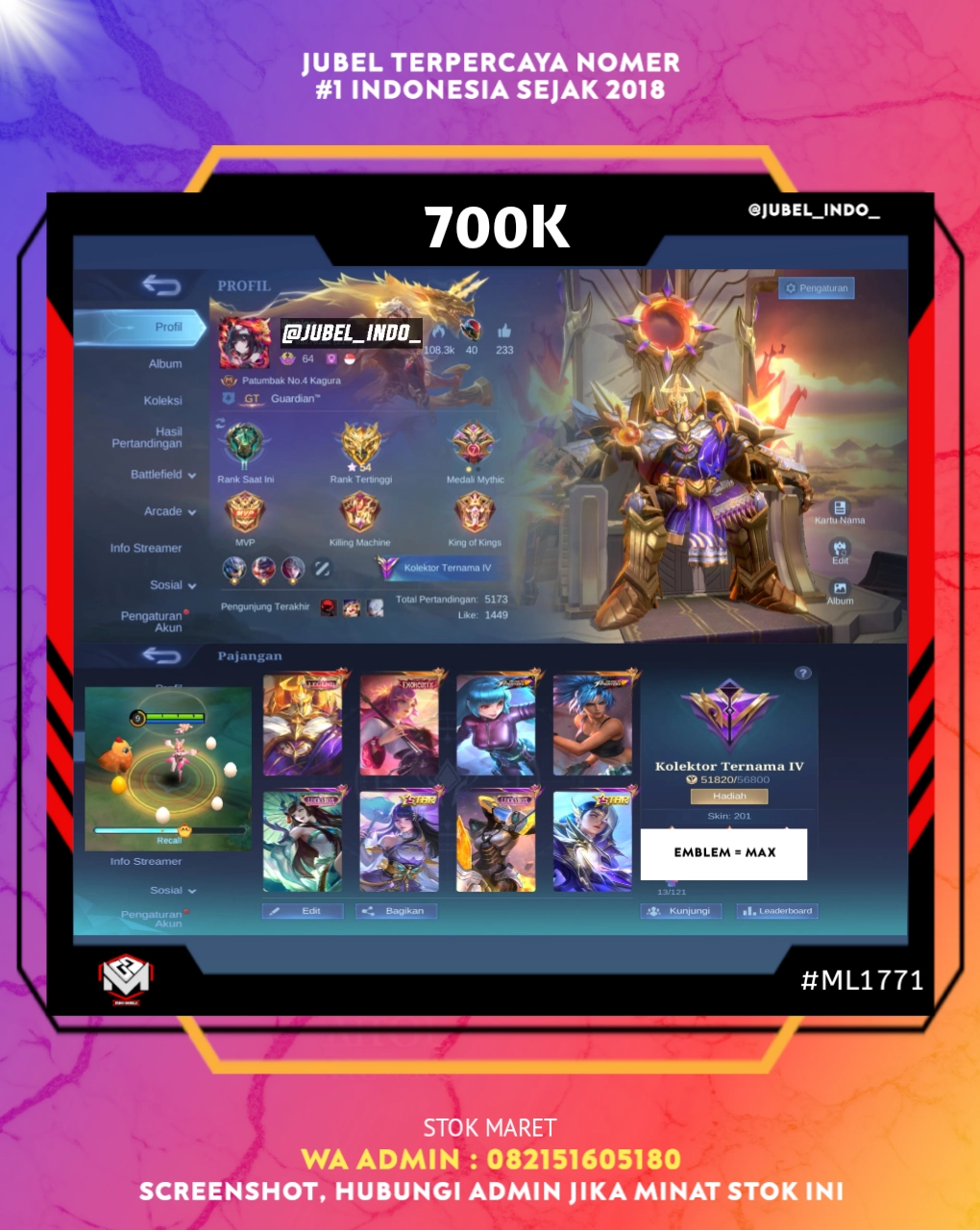 STOK ML #ML1771