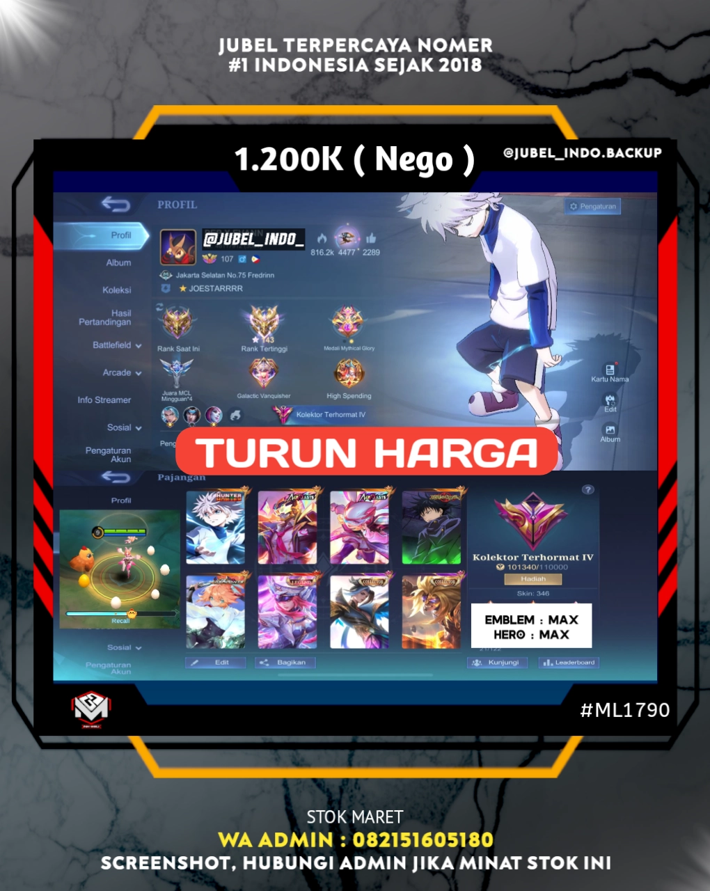 STOK ML #ML1790
