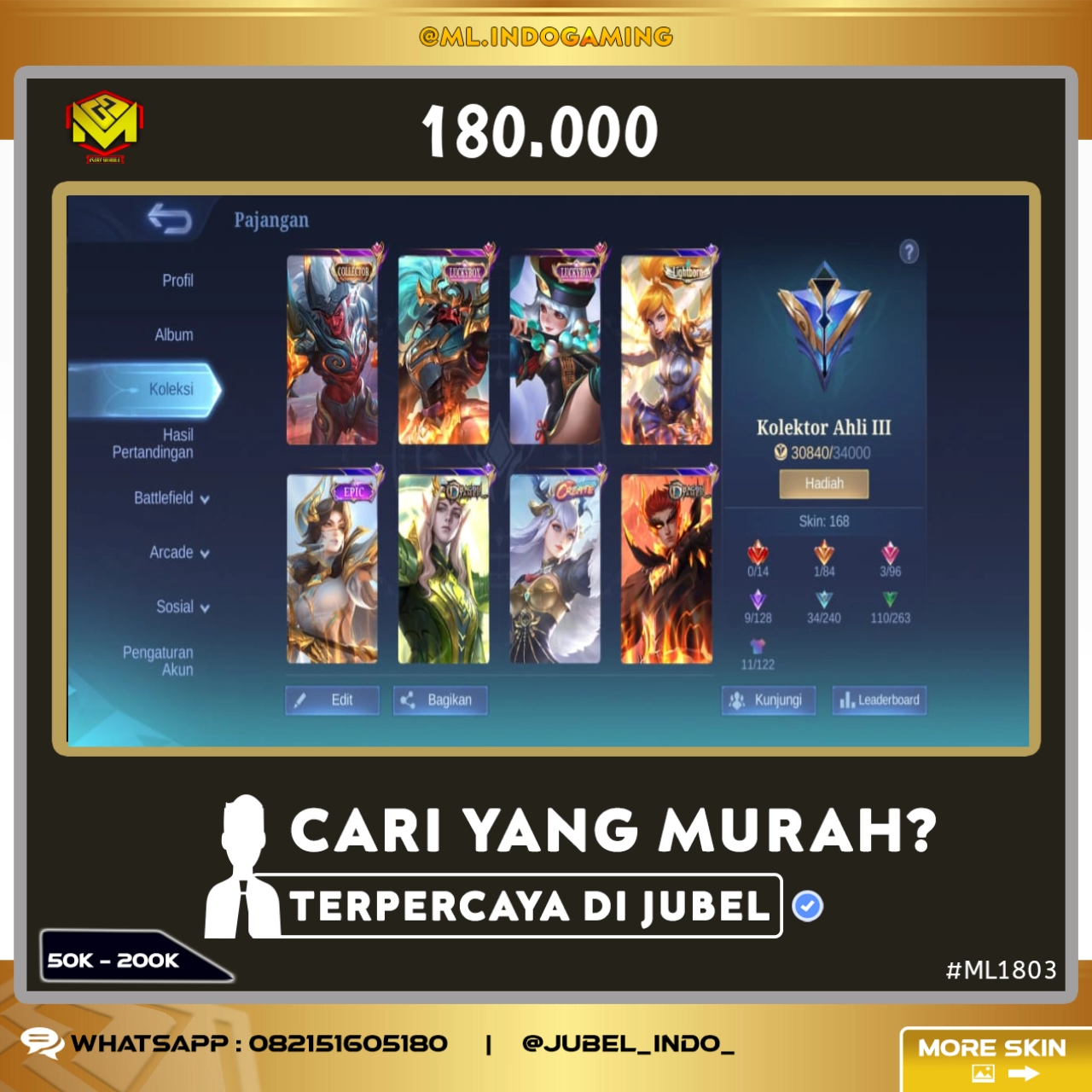 STOK ML #ML1803