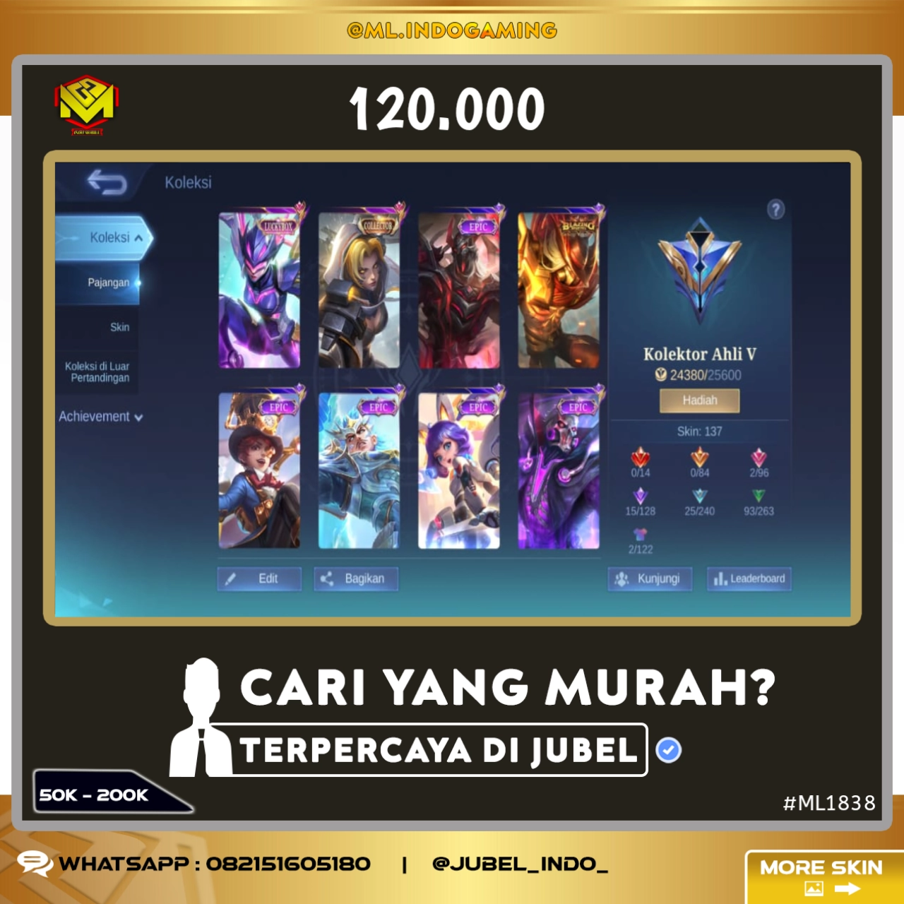 STOK ML #ML1838