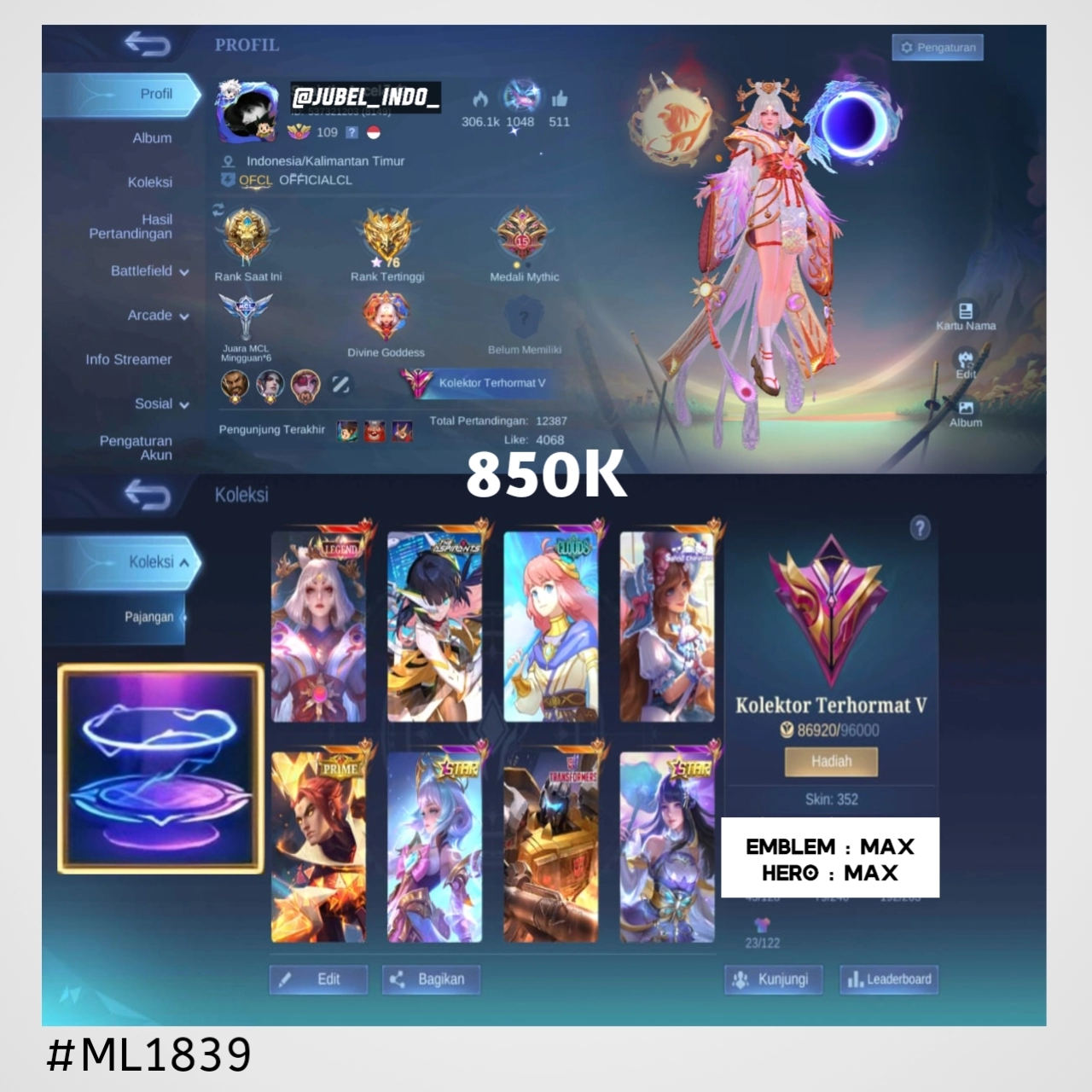STOK ML #ML1839