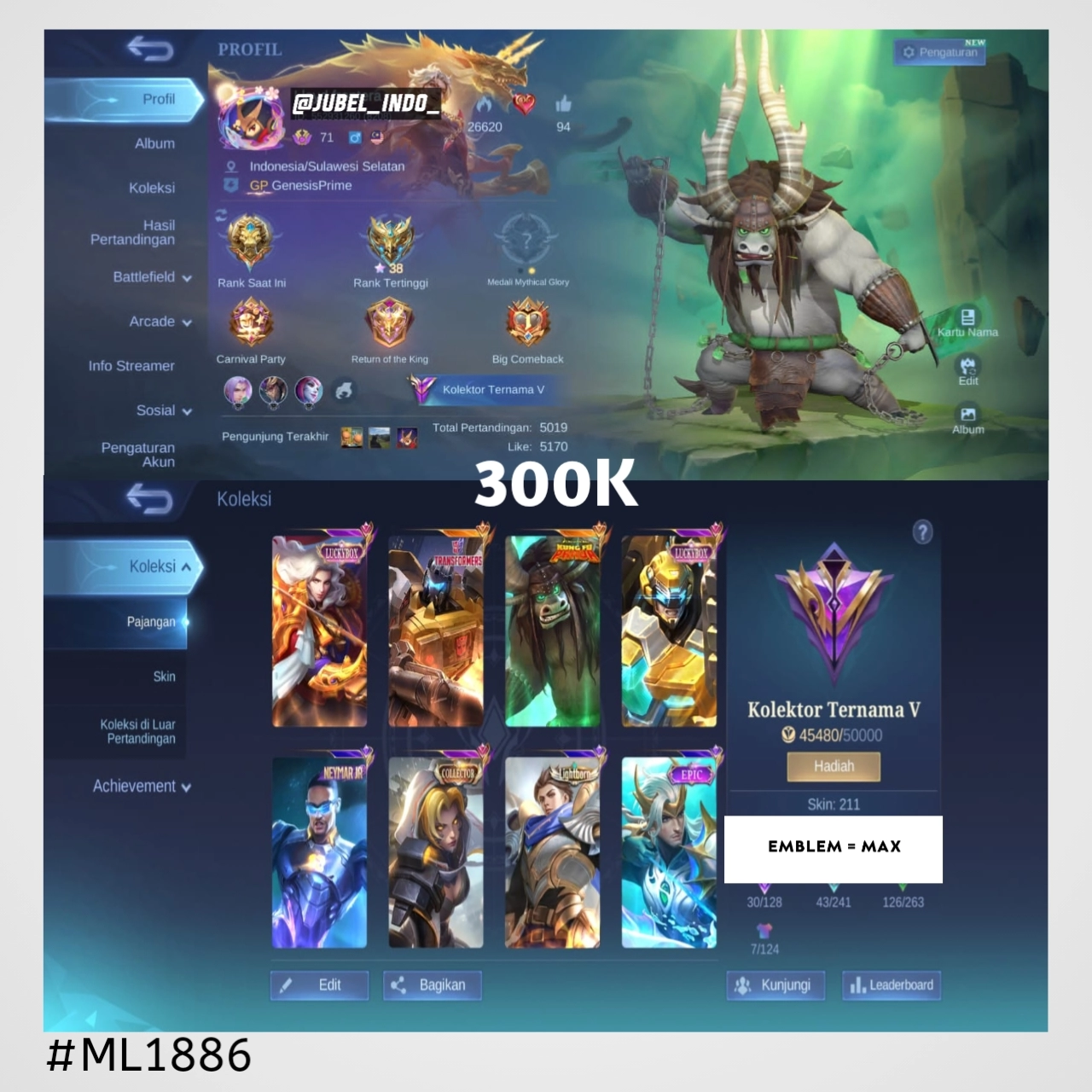 STOK ML #ML1886