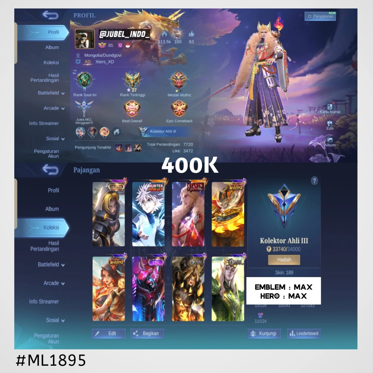 STOK ML #ML1895