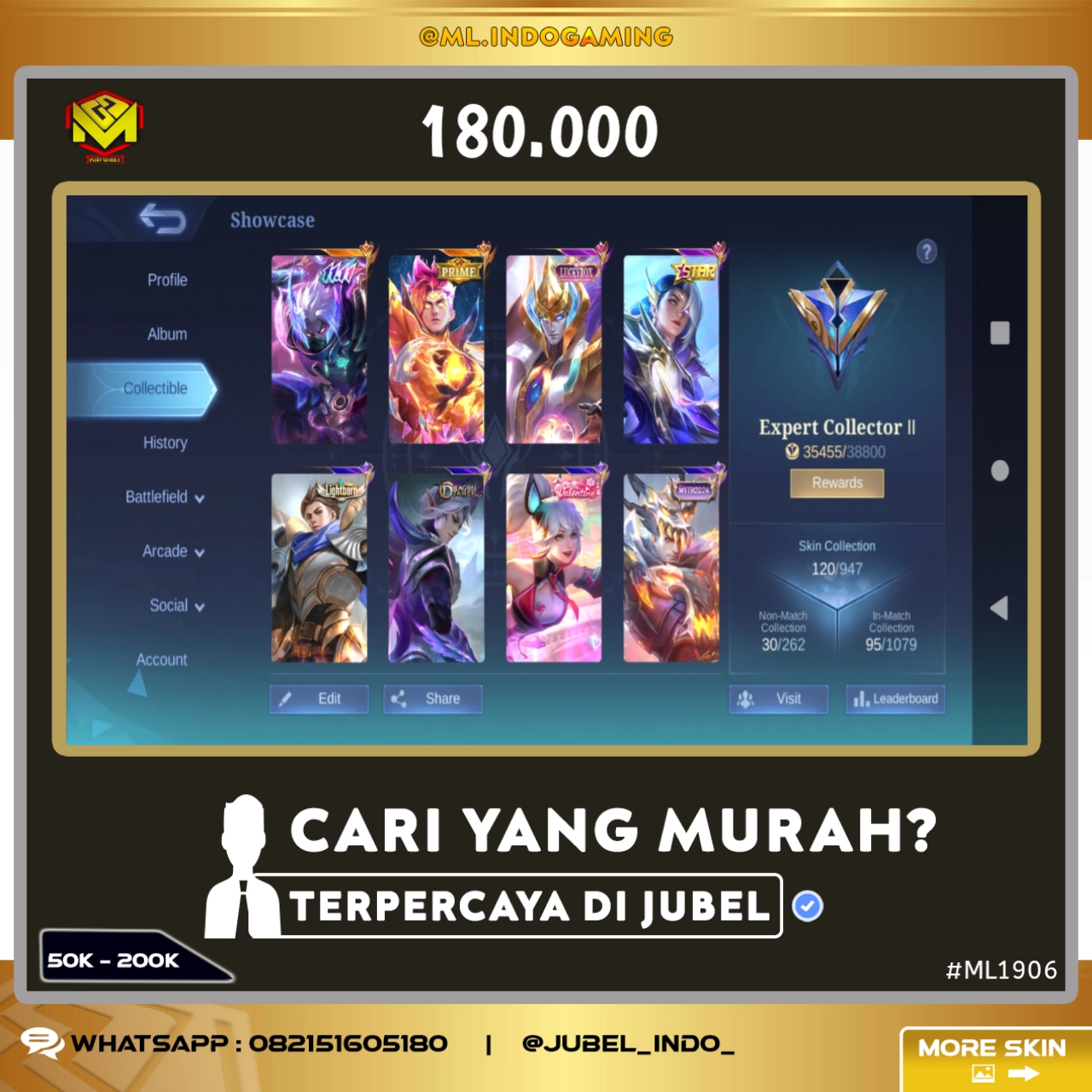 STOK ML #ML1906