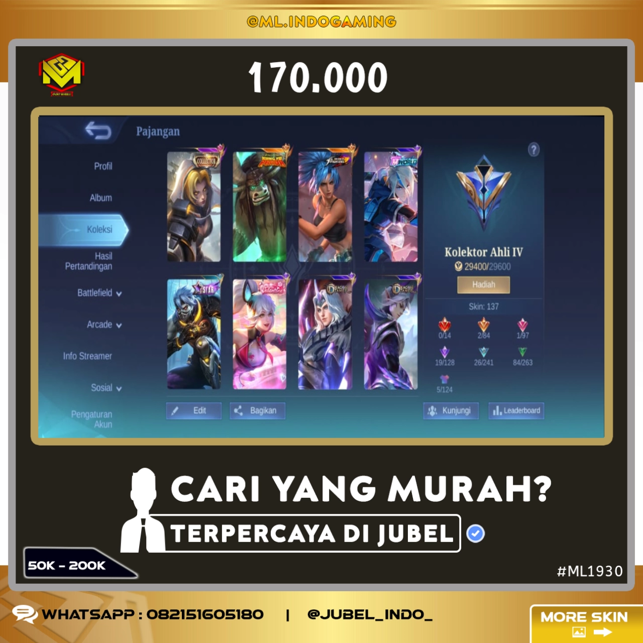 STOK ML #ML1930
