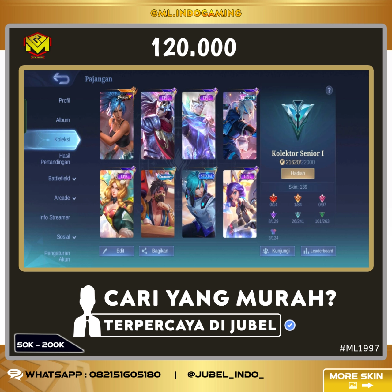 STOK ML #ML1997