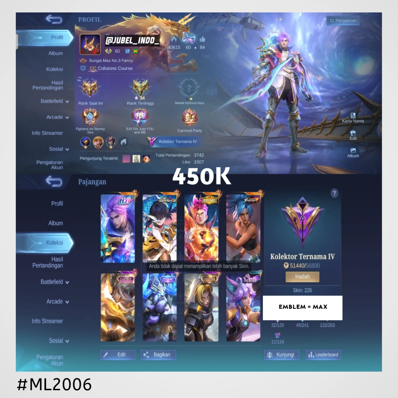 STOK ML #ML2006