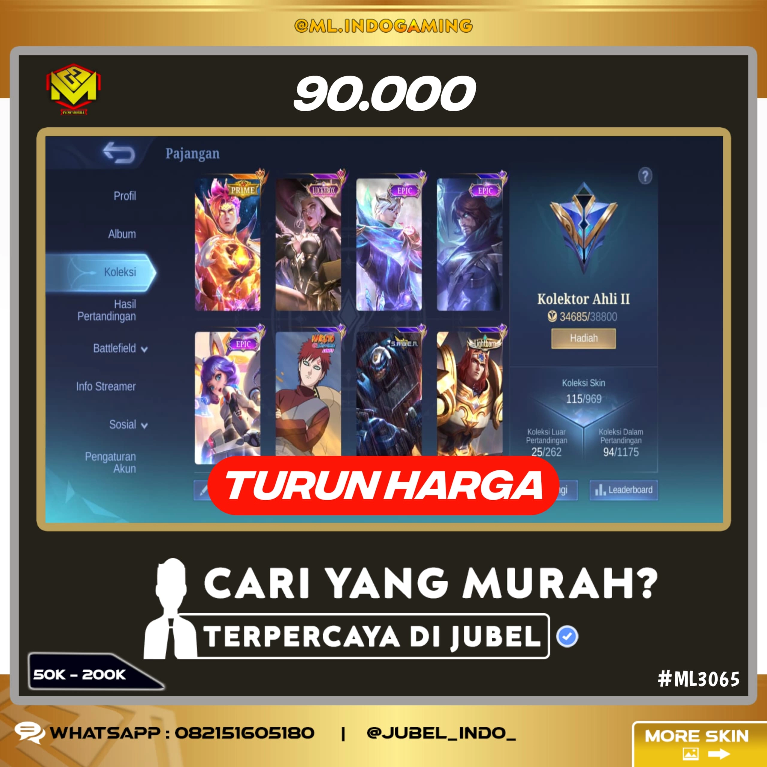 STOK ML #ML3065