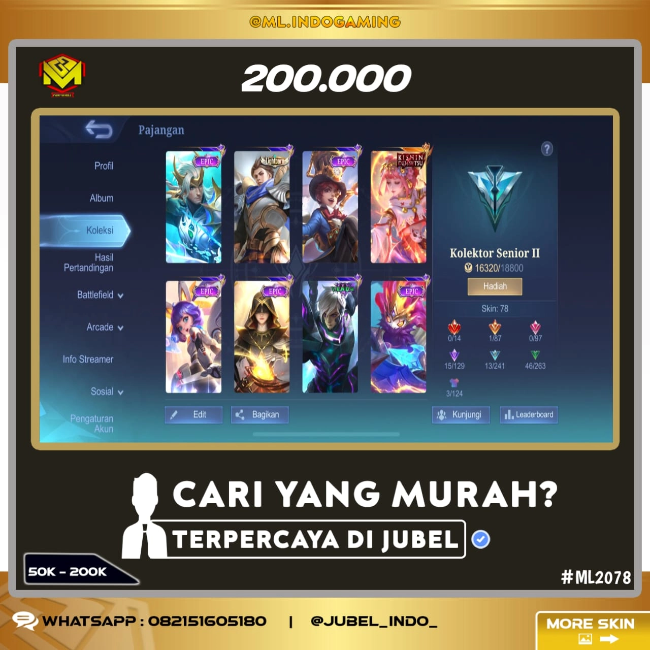 STOK ML #ML2078
