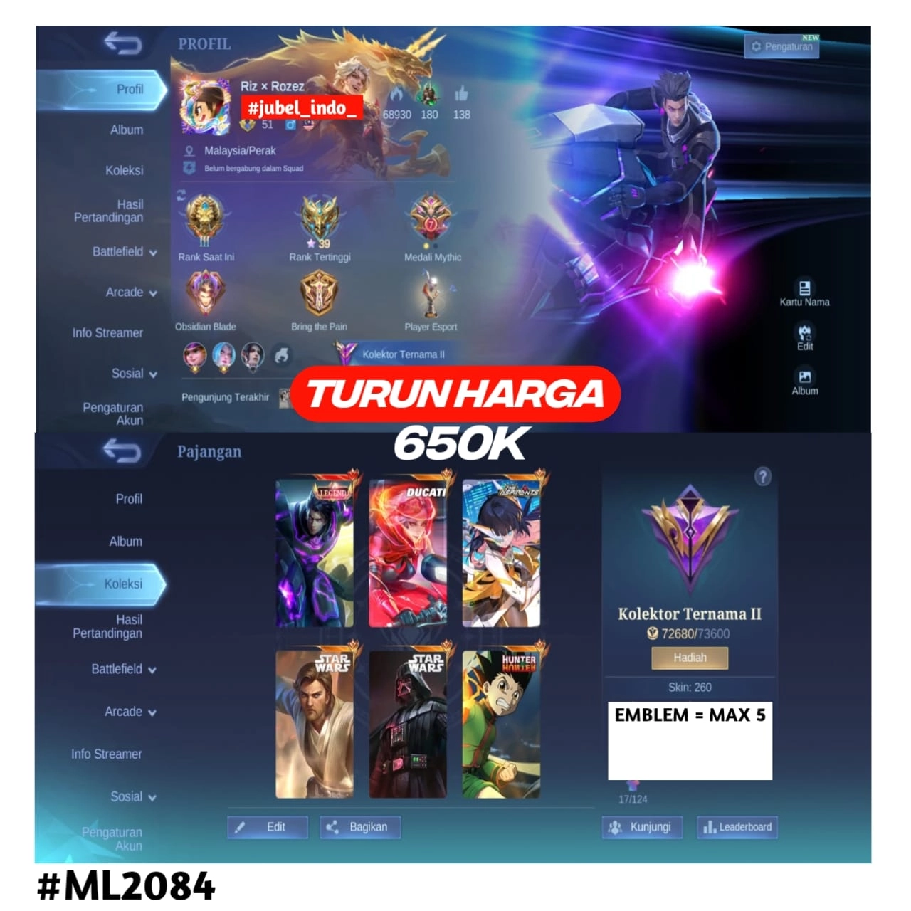 STOK ML #ML2084