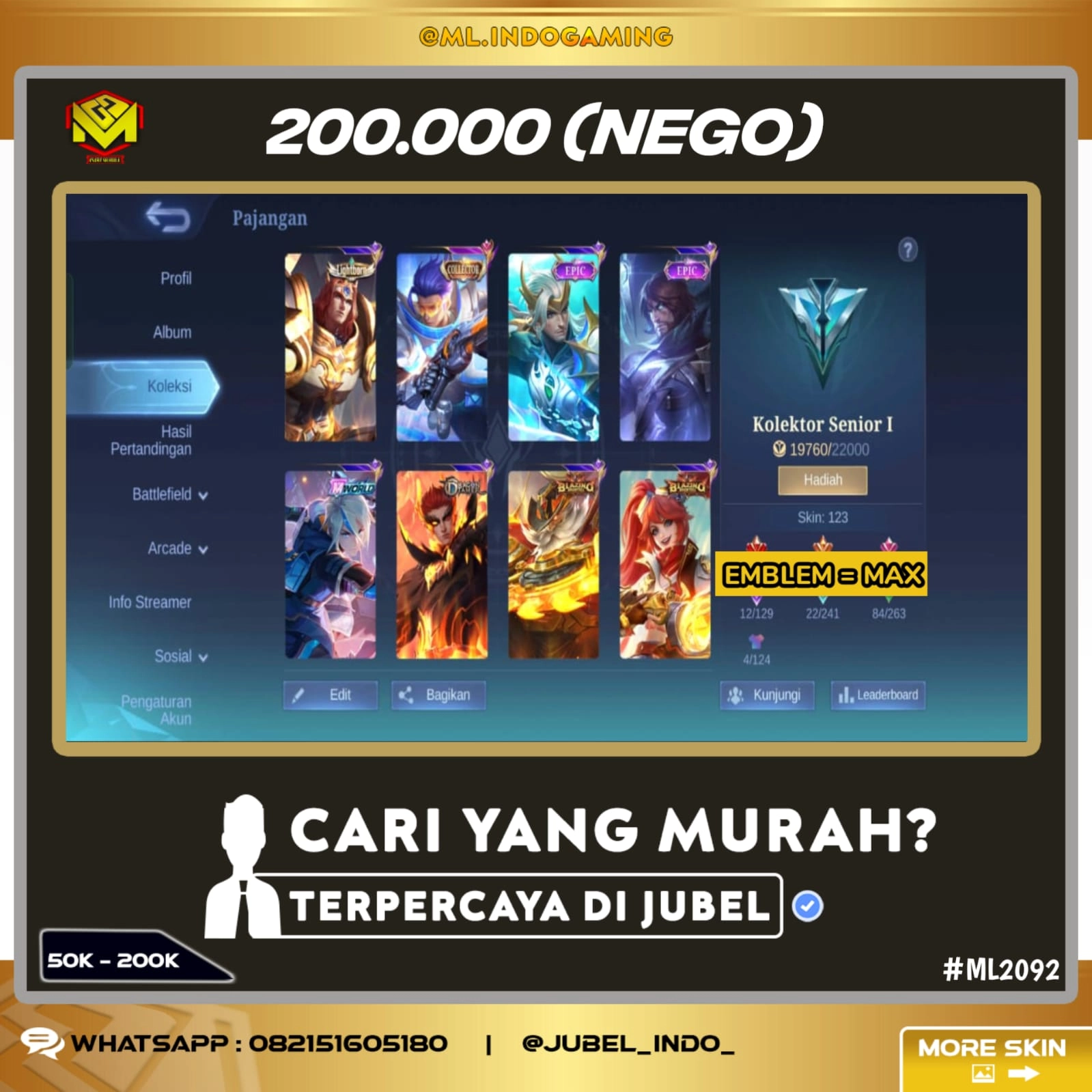 STOK ML #ML2092